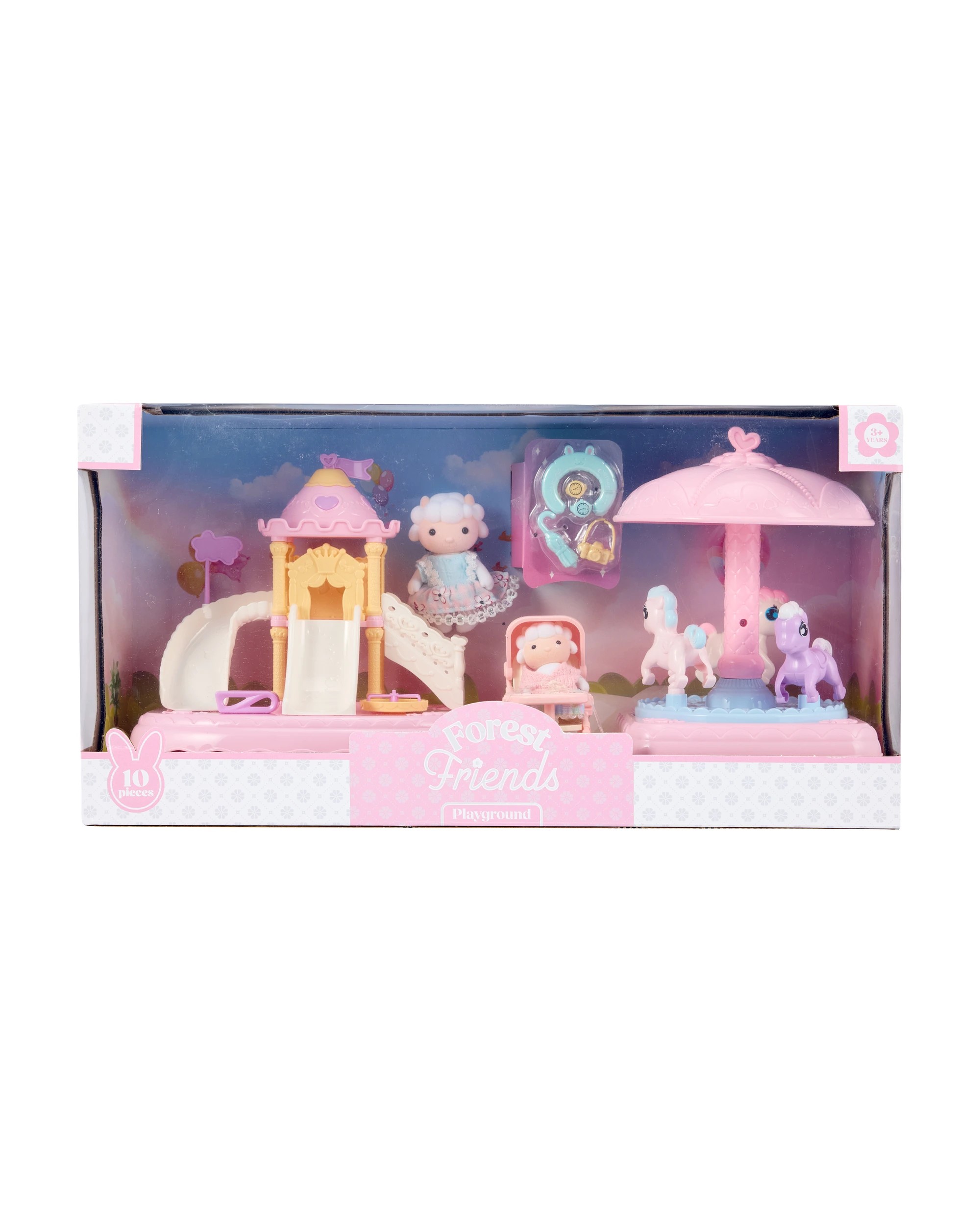 1 10 Piece Forest Friends: Playground Playset, 1 of 8