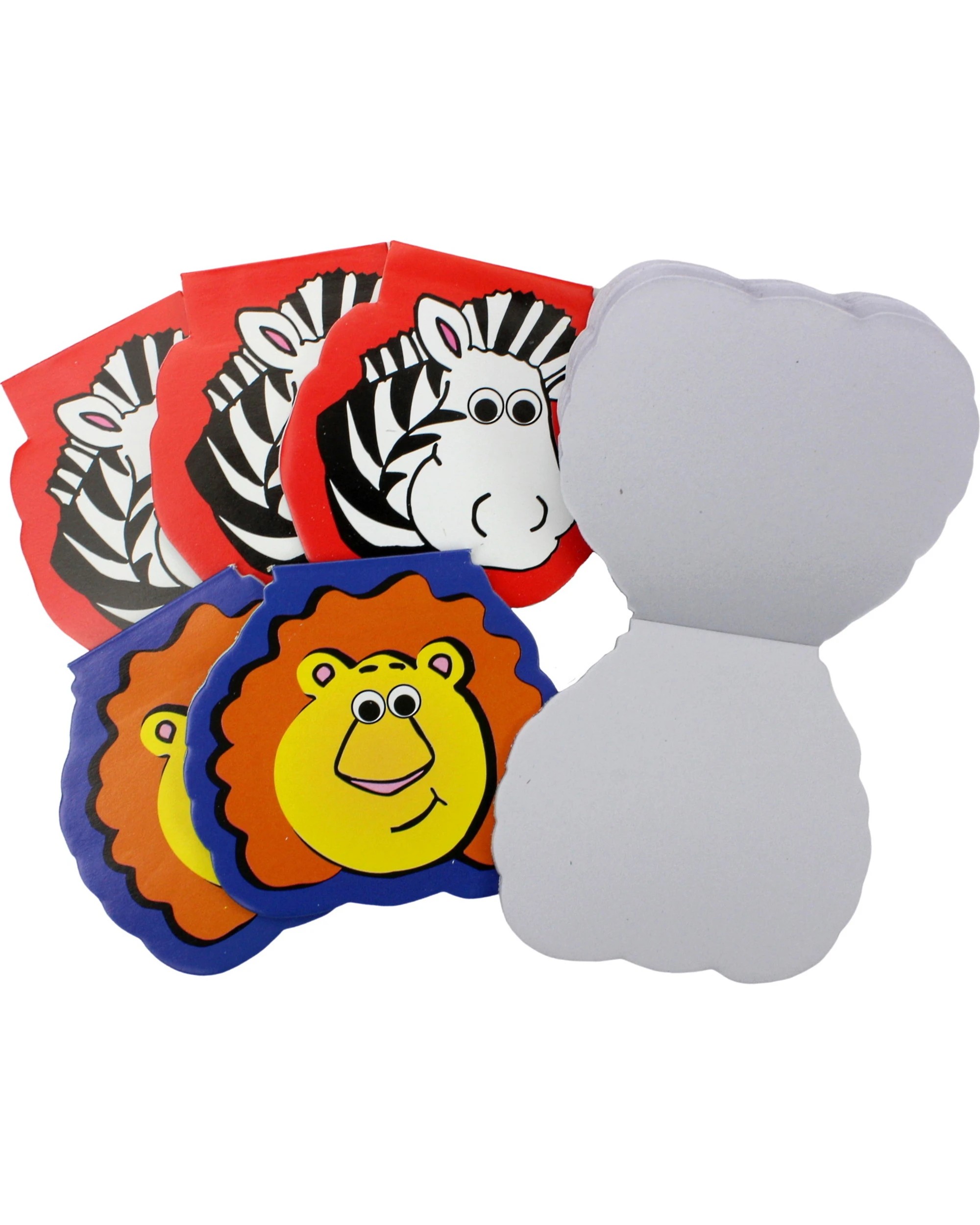 2 Meteor Mini Jungle Animal Character Notepads Pack of 6 - Assorted, 2 of 3