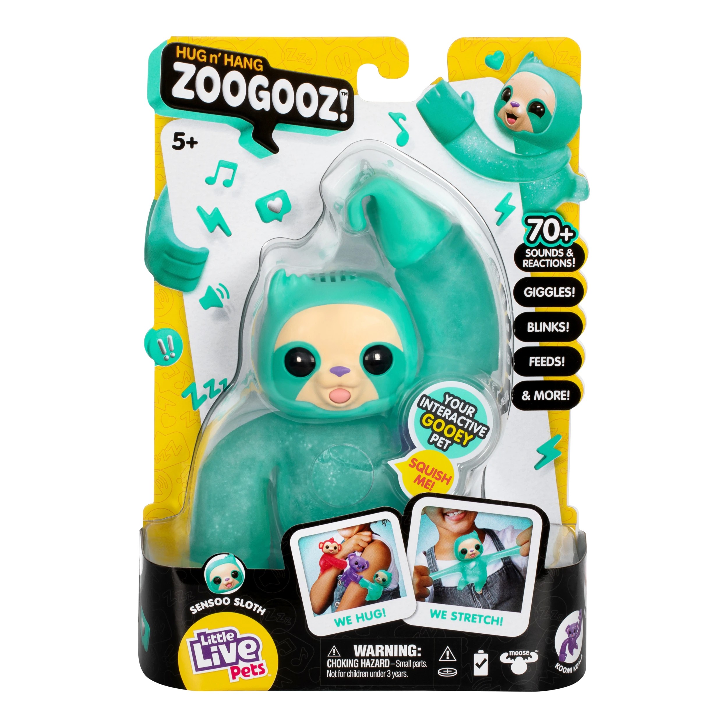 7 Little Live Pets Hug N' Hang Zoogooz - Assorted* - Multi, 7 of 10