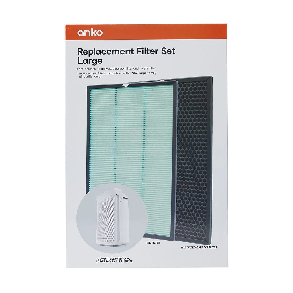 8 Replacement Carbon Filter Set, 8 of 8