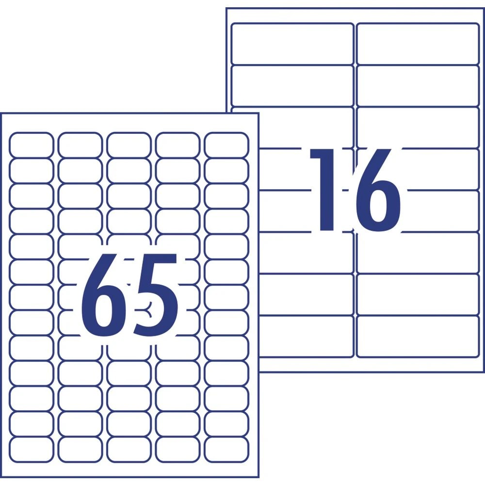 3 Avery Matte White Address Labels Kit 258 Pack, 3 of 7