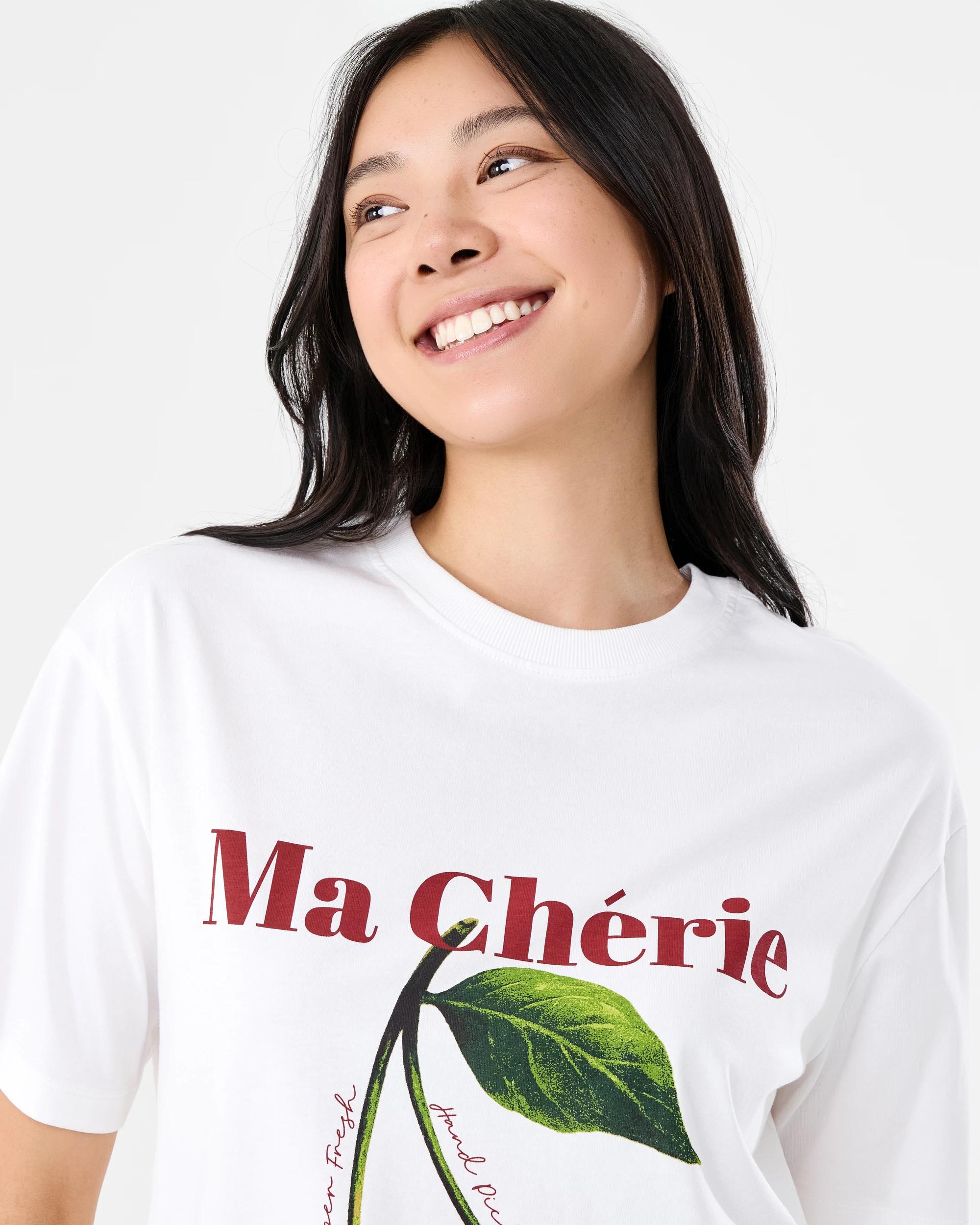 4 Short Sleeve Oversized Boyfriend T-shirt Ma Cherie, 4 of 6