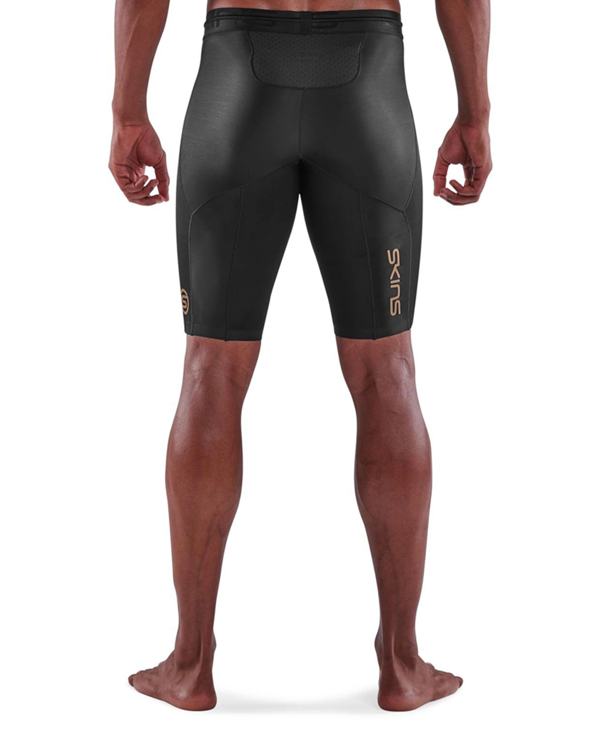 4 SKINS Compression Men's Series-5 Running/Gym Half Tight BLACK, 4 of 4