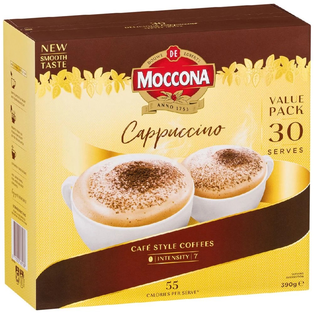 1 Moccona Capuccino Sachets 30 Pack, 1 of 4