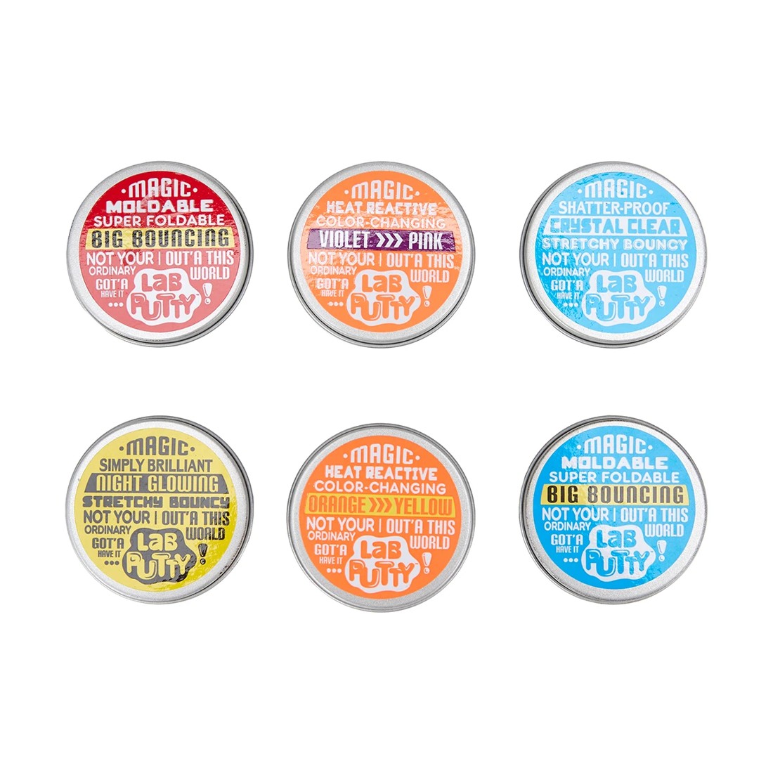 3 Lab Putty 30g - Assorted, 3 of 6