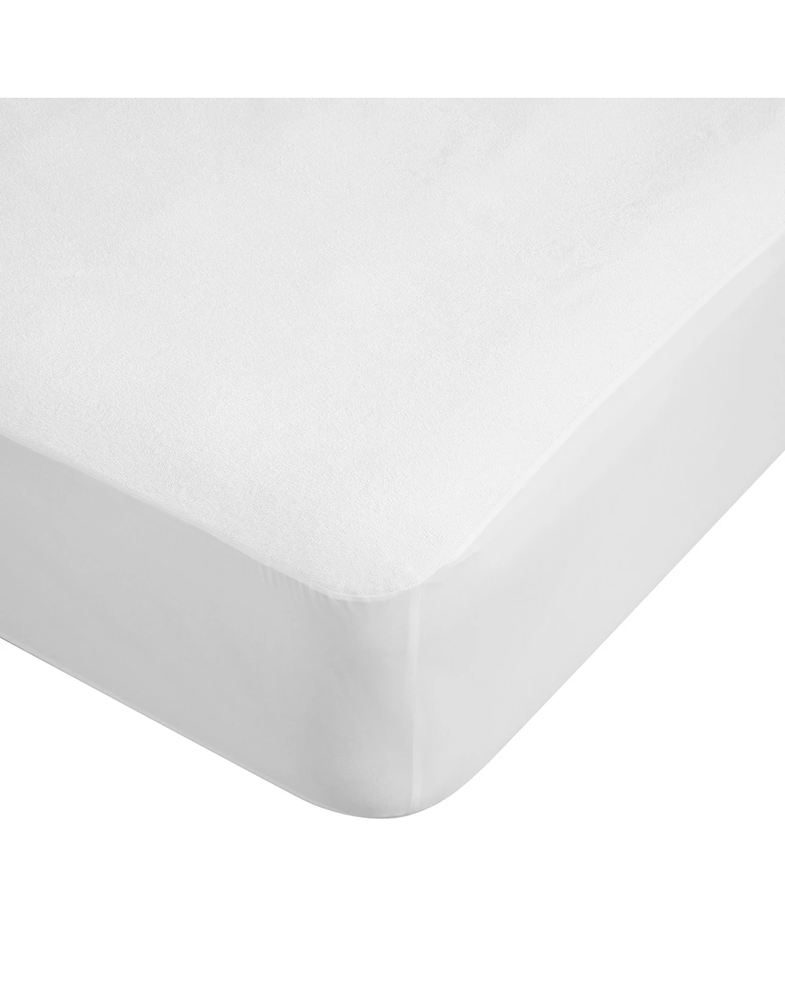 4 Waterproof Fitted Mattress Protector - Queen Bed, White, 4 of 4