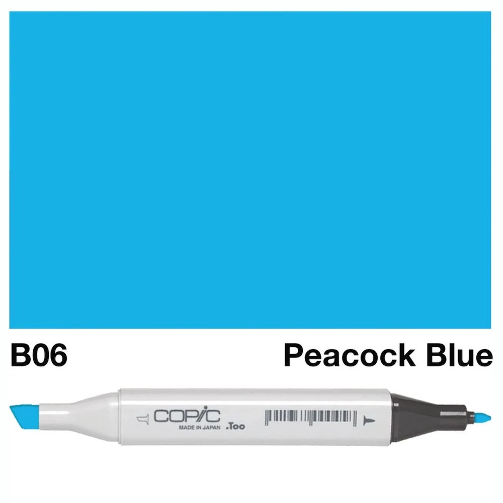 3 Copic Classic Original Dual Nib Marker B06 Peacock Blue, 3 of 3