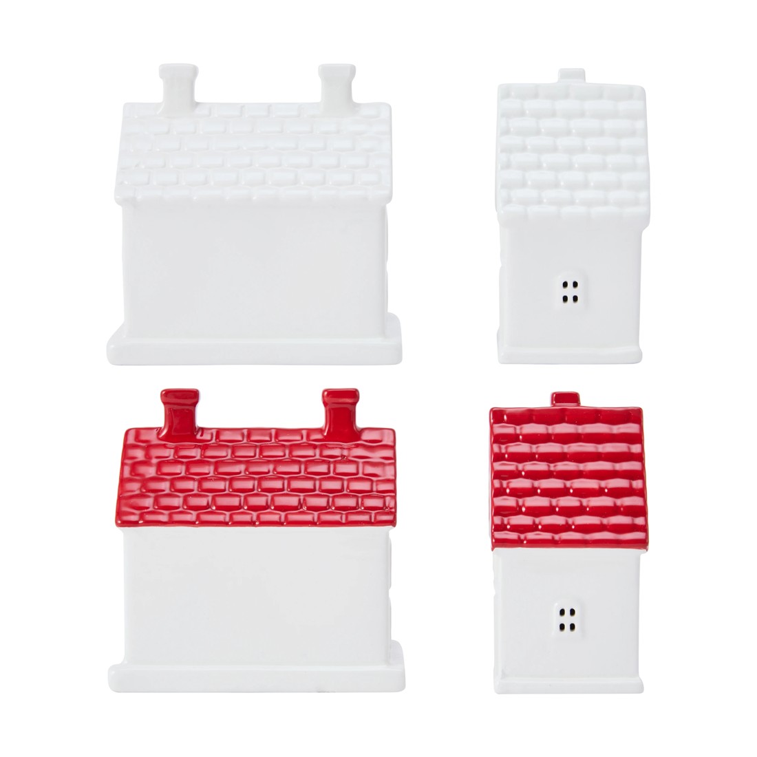 3 2 Pack Small Ceramic Houses - Assorted, 3 of 4