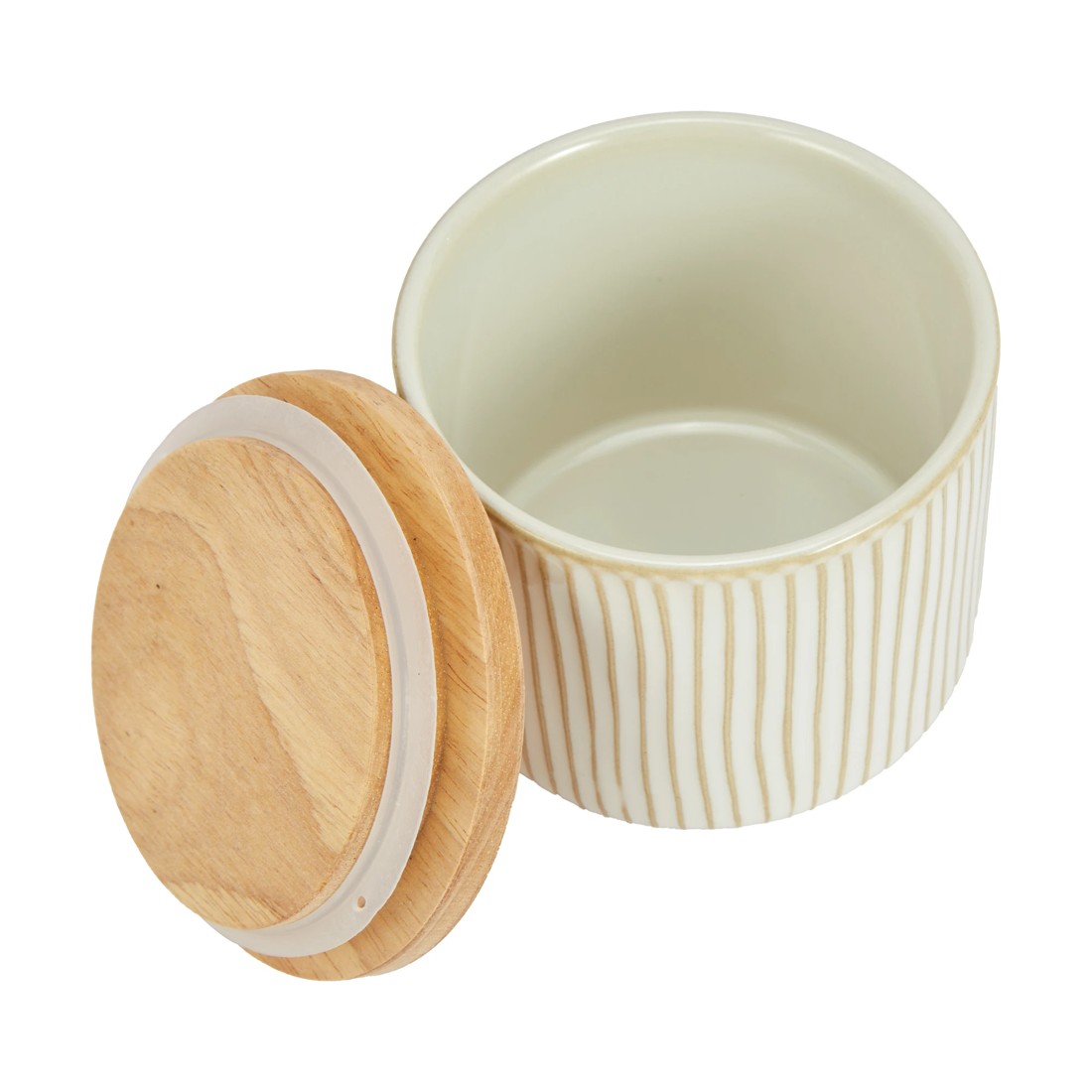 3 Small Linear Glazed Canister, 3 of 6