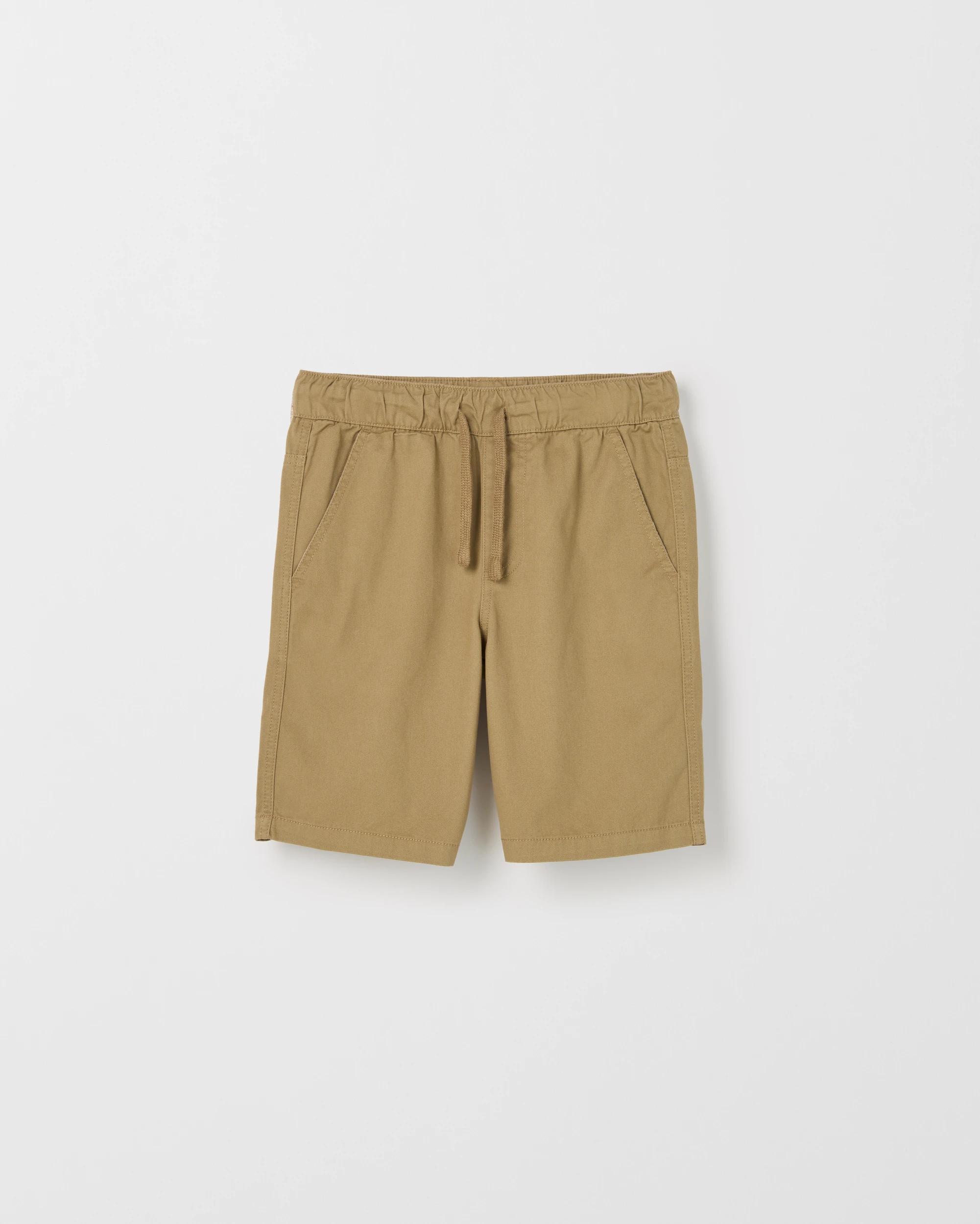 6 Target Kids Elastic Waist Chino Shorts NEUTRAL, 6 of 7