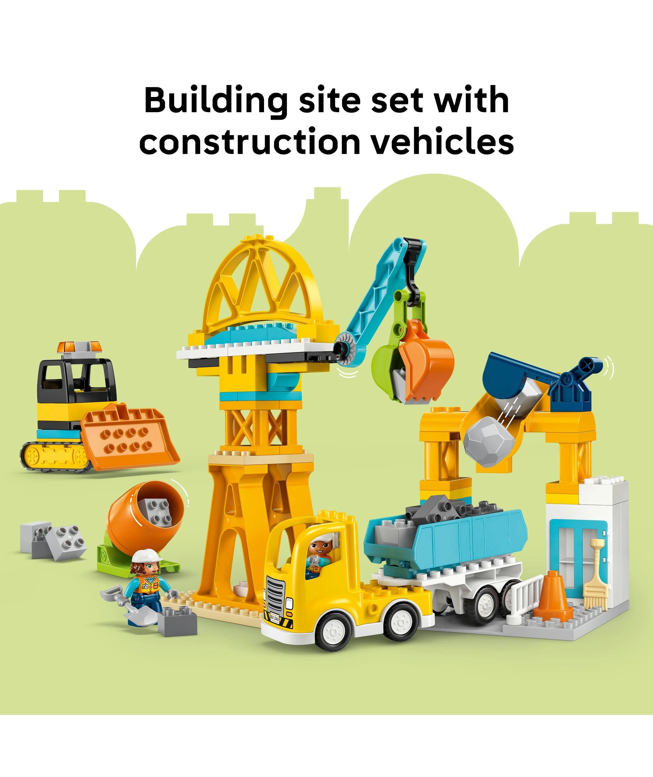 5 LEGO DUPLO Town 3 in 1 Construction Site and Vehicles 10476, 5 of 10