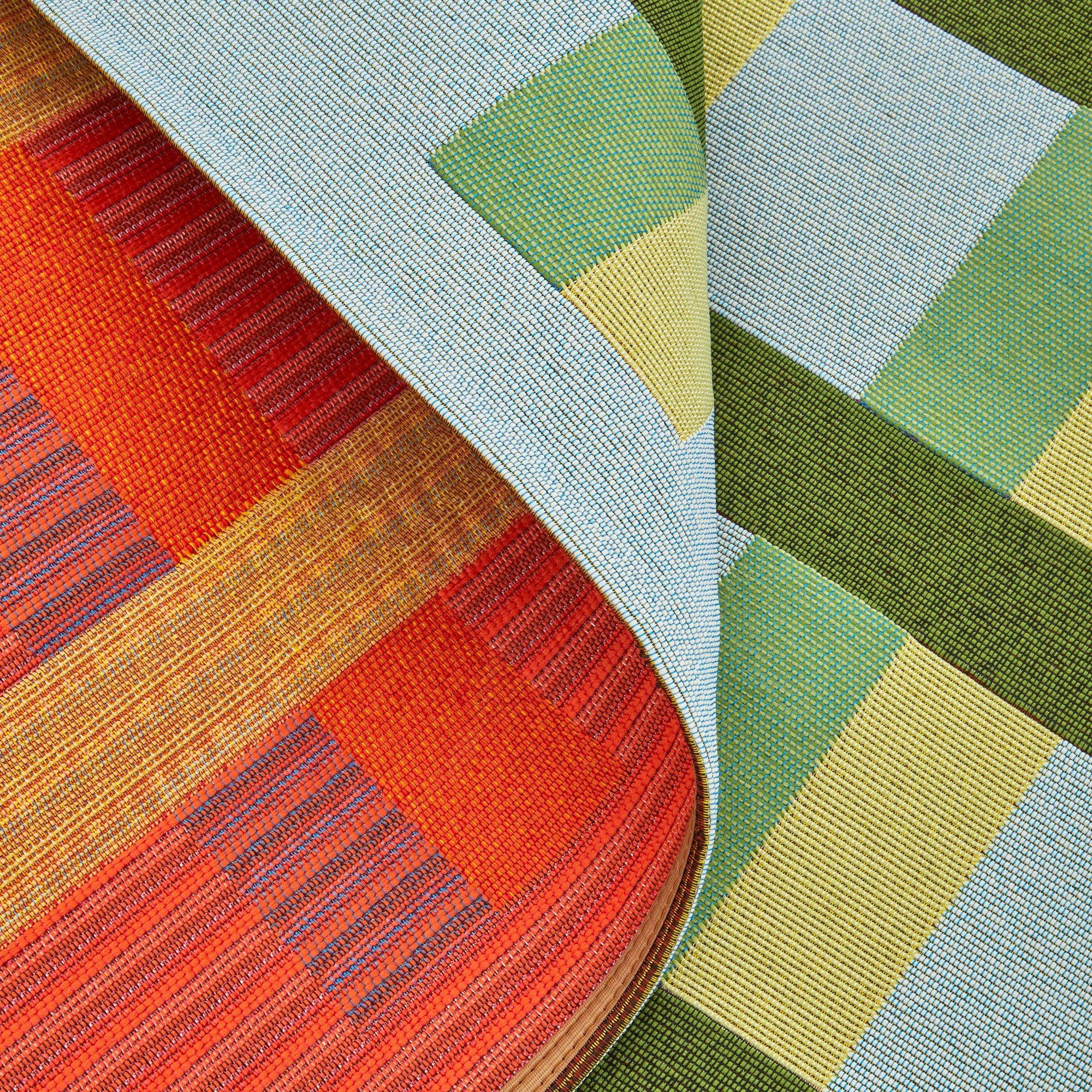 7 Common Ground Rugs Horizon Lattice 285x200cm - Large Pet Friendly Outdoor Floor Rug - Green, 7 of 9