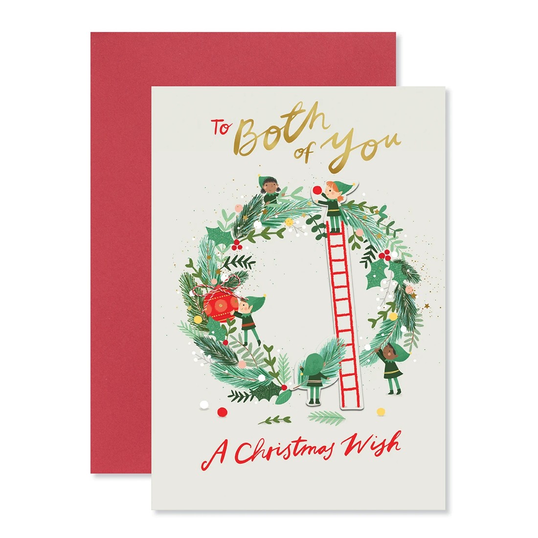 1 Hallmark Christmas Card - To Both of You, 1 of 3