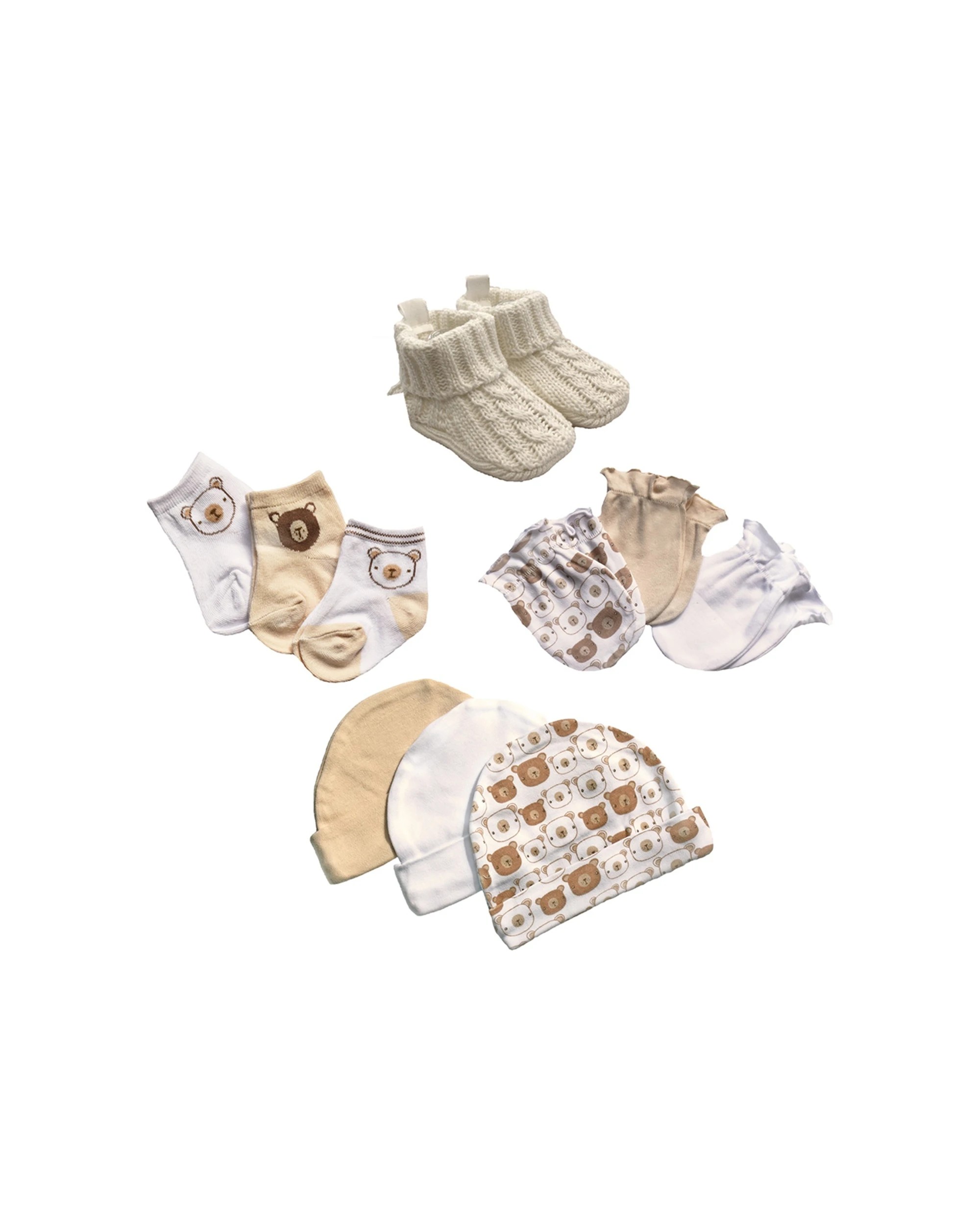 1 Playette Newborn Essential Bundle - Bear - 0-6 Months - Multi, 1 of 7