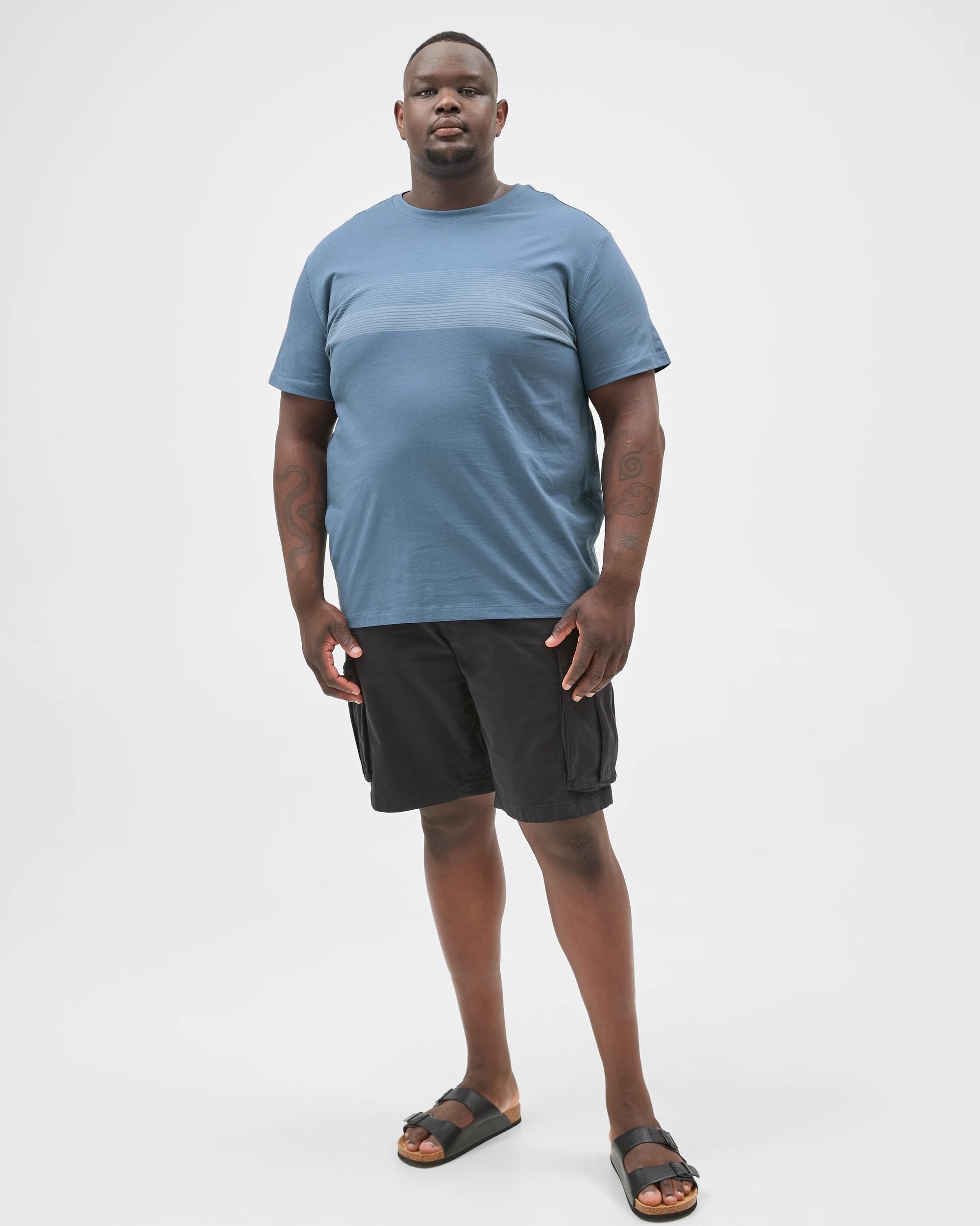 1 Target Man Plus Size Australian Cotton Graphic T-Shirt COPEN BLUE, 1 of 5