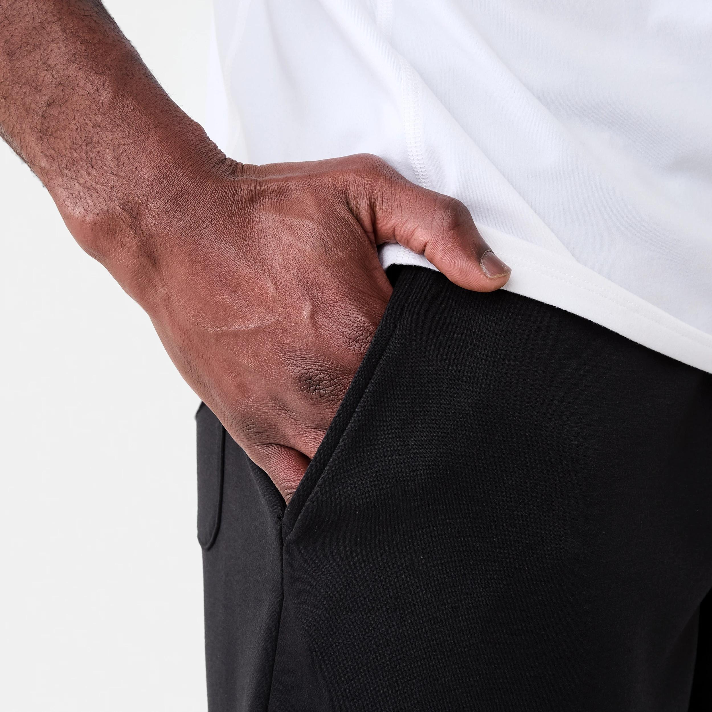 4 Active Mens Scuba Shorts BLACK, 4 of 7