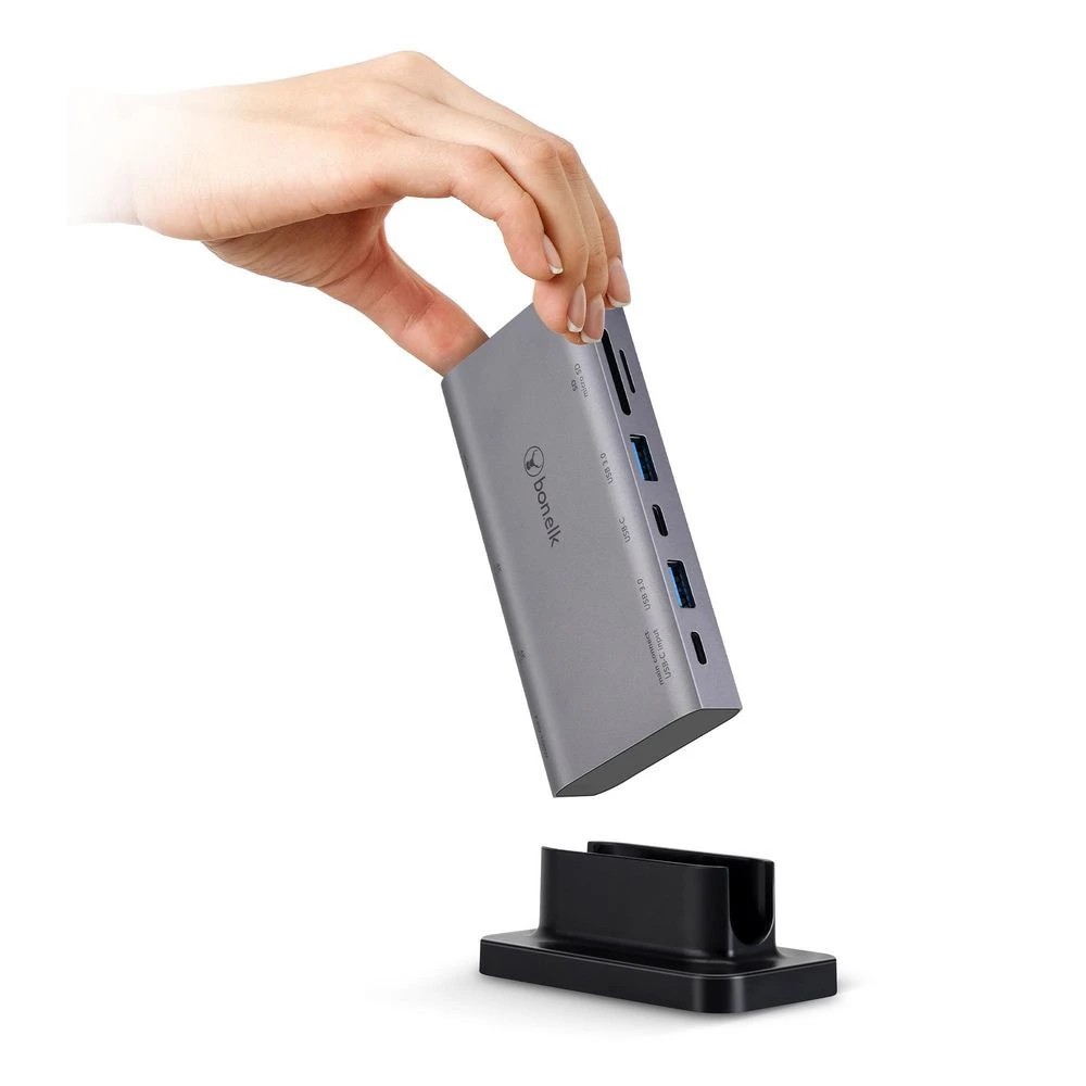 3 Bonelk Desktop Series 9-in-1 USB-C Multiport Hub Space Grey, 3 of 5