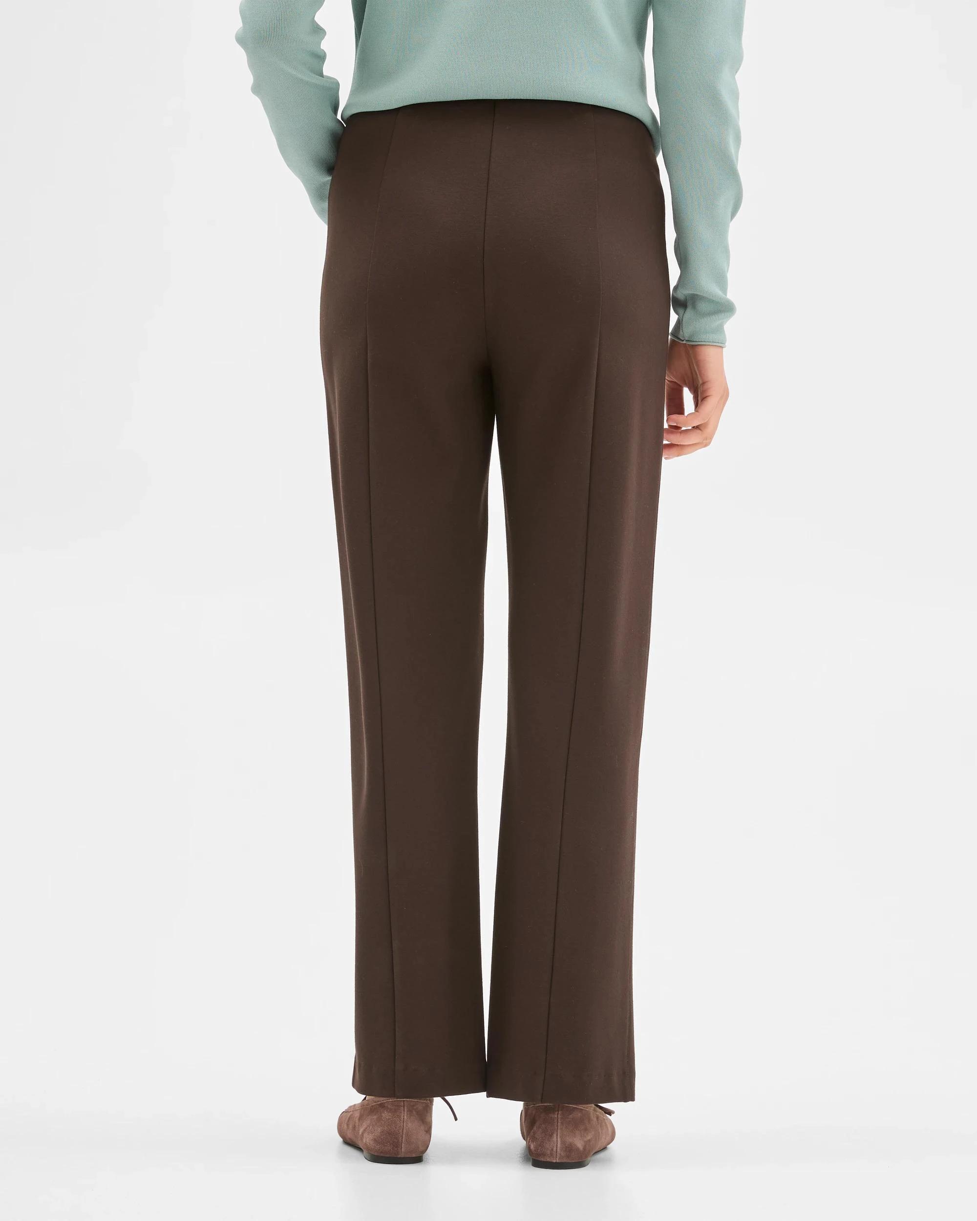 6 Preview Ponte Full Length Straight Leg Pants COFFEE BEAN, 6 of 6