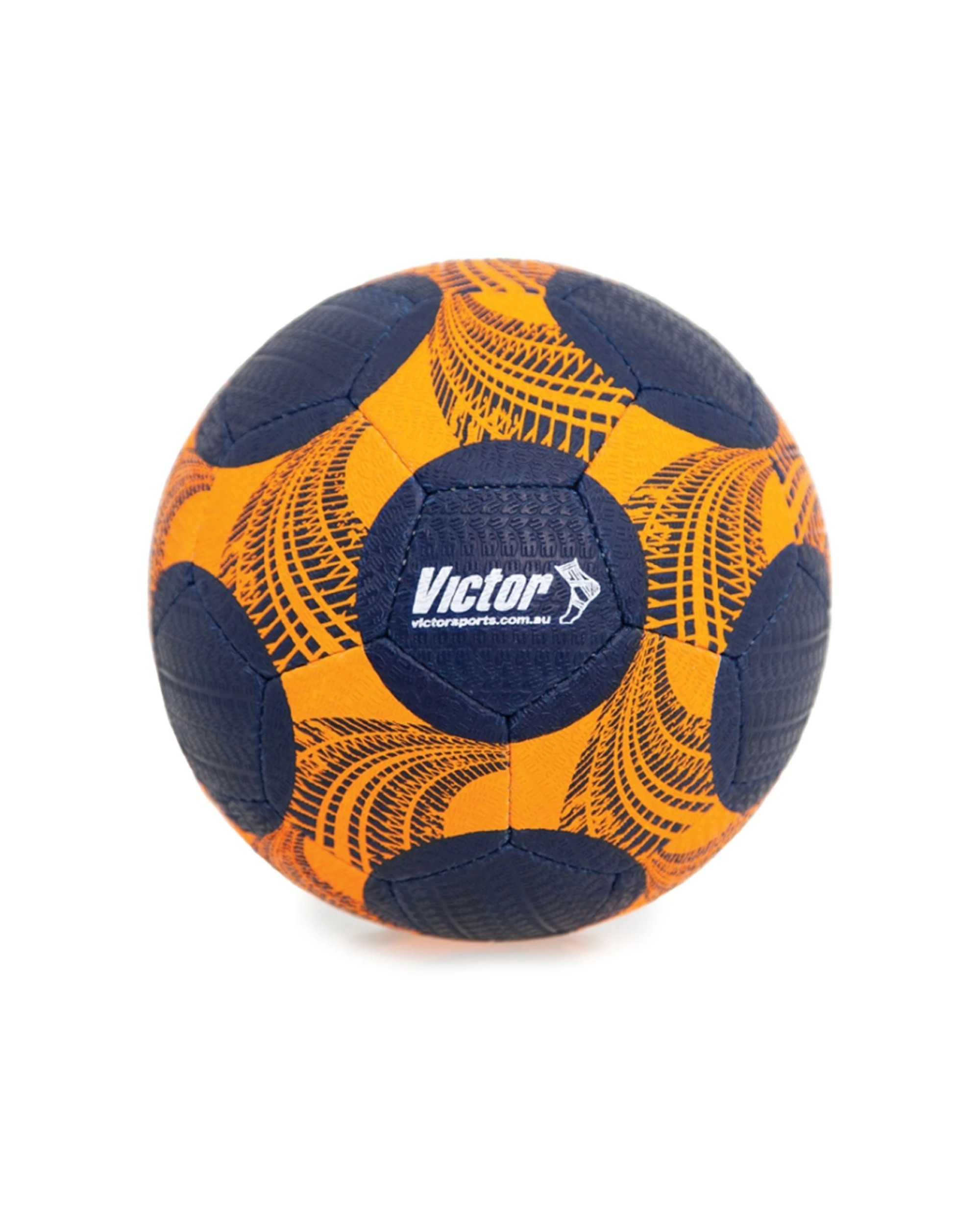 3 Victor Sports Soccer Ball Street Durable Rubber Size 5 - Orange, 3 of 3
