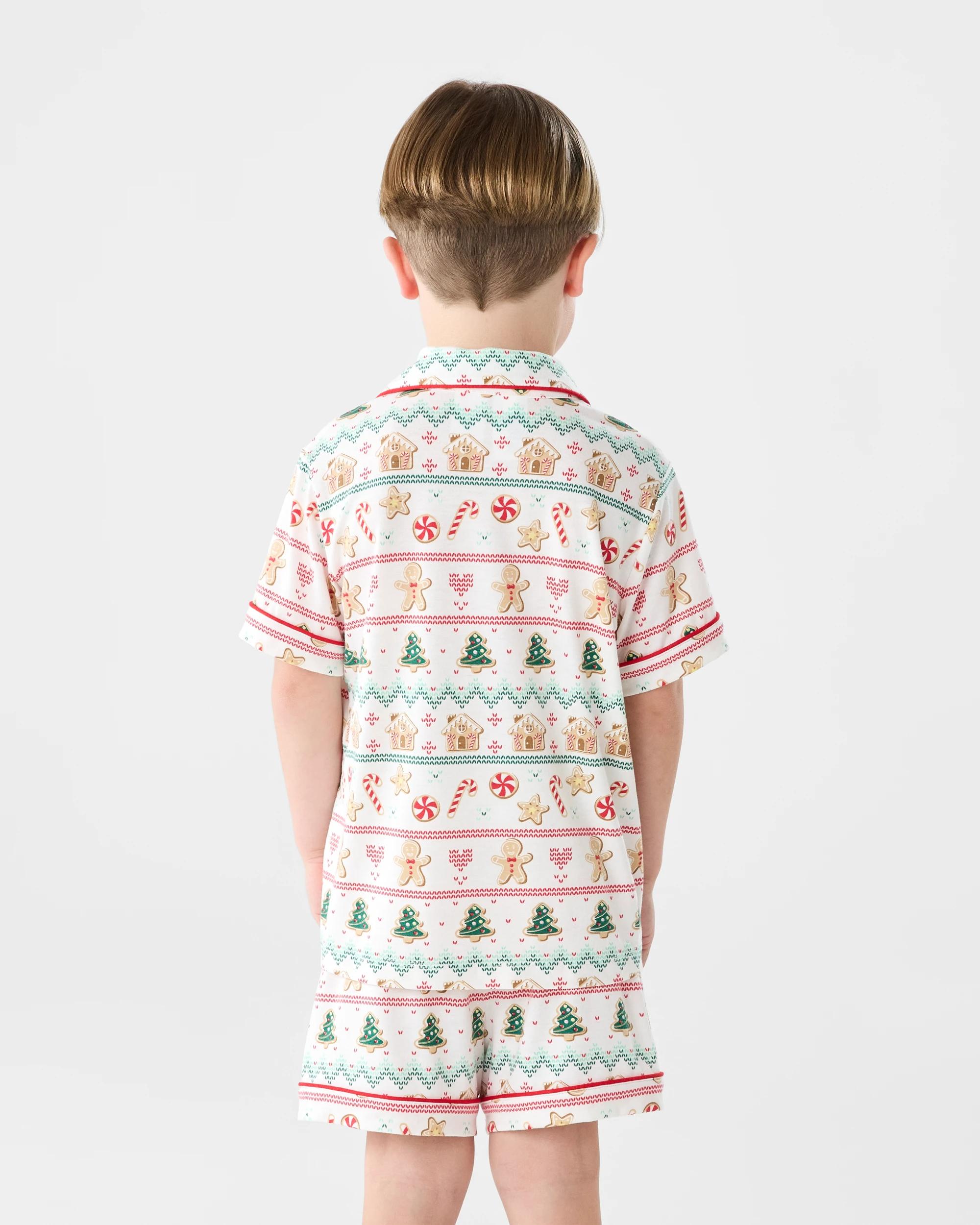 3 Family Matching Christmas Fairisle Younger Kids Pyjama Set Fairisle, 3 of 10