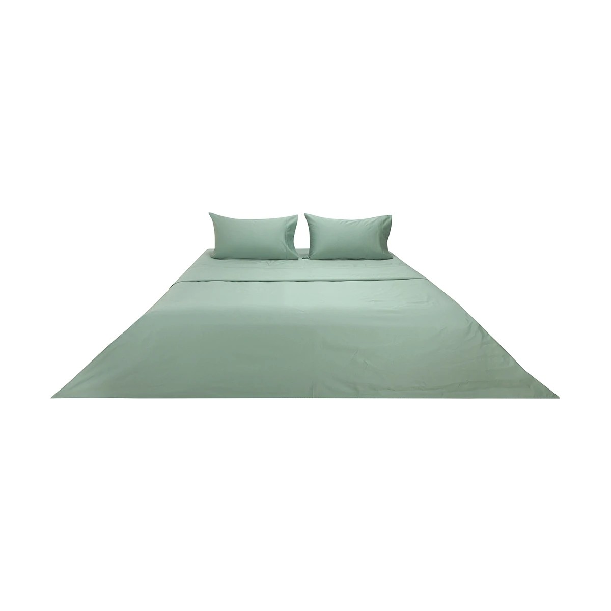 6 500 Thread Count Australian Grown Cotton Sheet Set - King Bed, Sage, 6 of 7