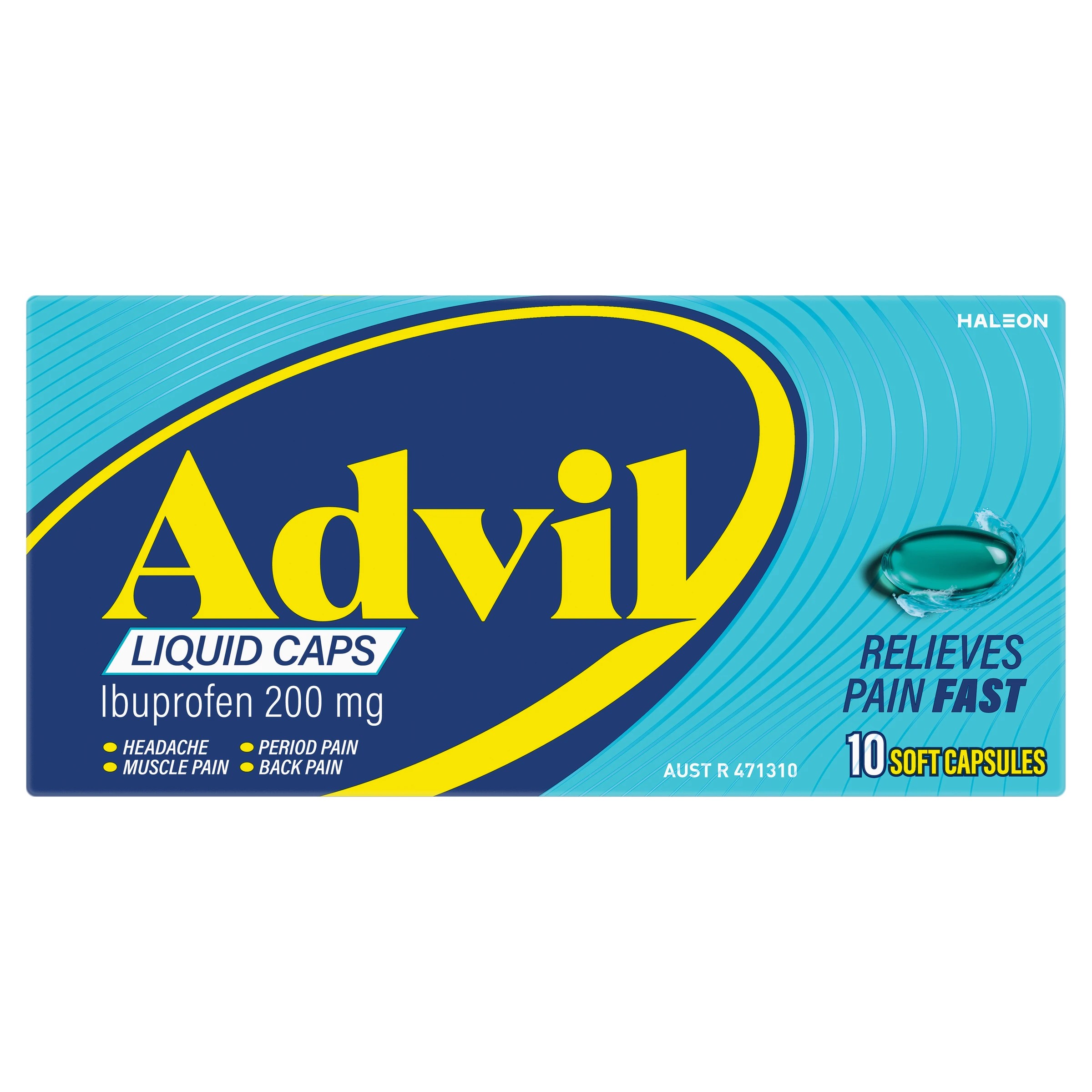 2 10 Pack Advil Ibuprofen Liquid Capsules 200mg, 2 of 10