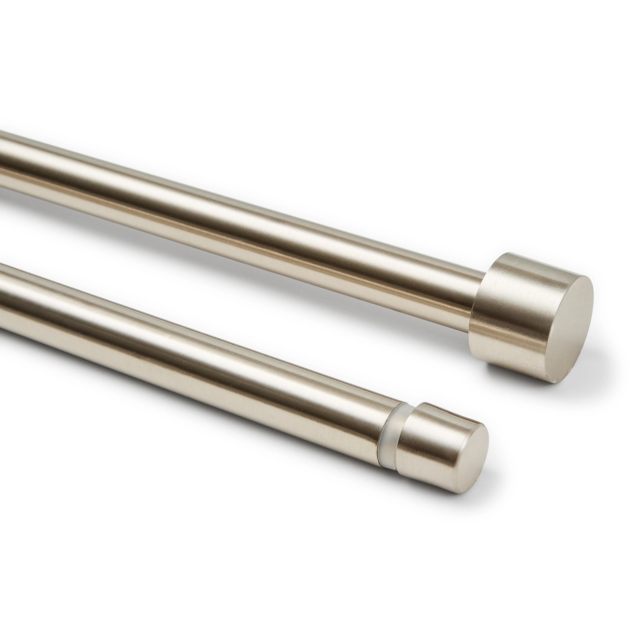 3 Double Curtain Rod - Silver, 3 of 5