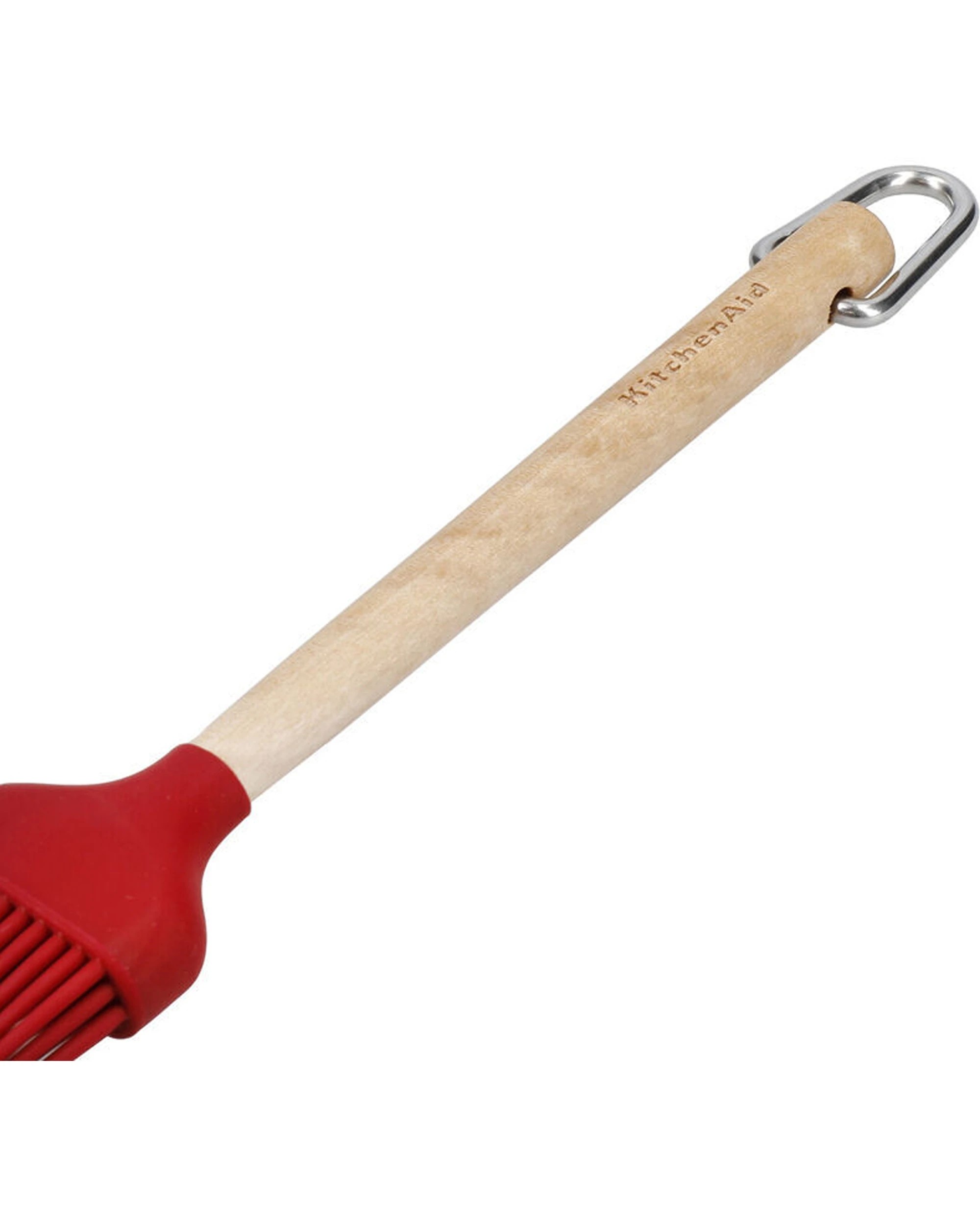 5 KitchenAid Birchwood Handle Pastry Brush 4PK Silicone Head Kitchen Utensil - Red, 5 of 6