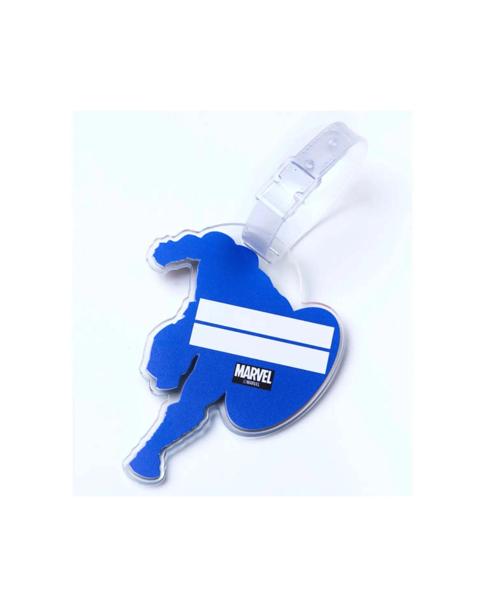 2 Marvel Captain America Luggage Tag Strap Included Travel Bag Accessory - Multi, 2 of 2