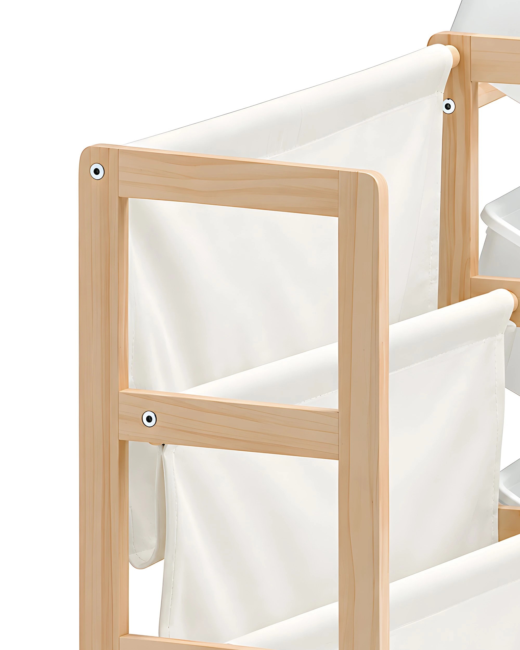 5 Playpals Montessori Toy Storage Organizer with Bookshelf Wooden Kids Book Rack and 12 Toy Bins, 5 of 8