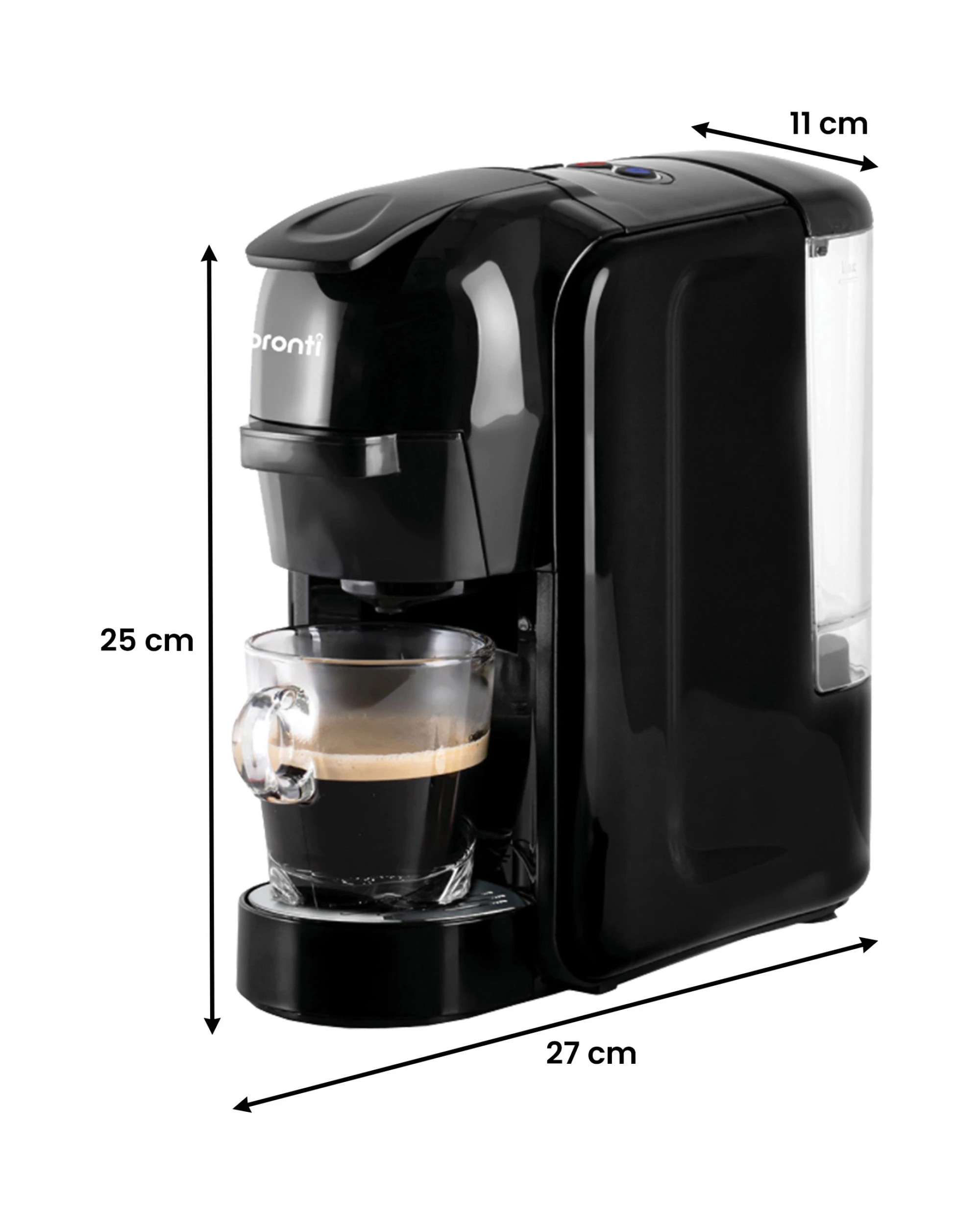 7 Pronti 3-in-1 Breakfast Set Kettle, 4-slice Toaster And Pronti Homemaid Coffee Machine Appliance Combo In White, 7 of 10