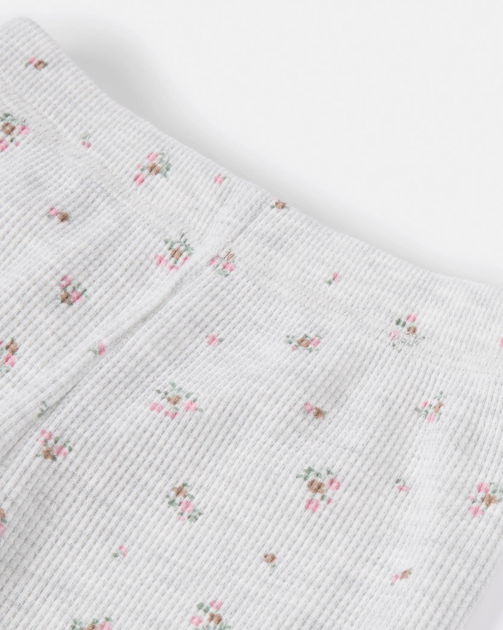 6 Waffle Set Gry Ditsy, 6 of 6