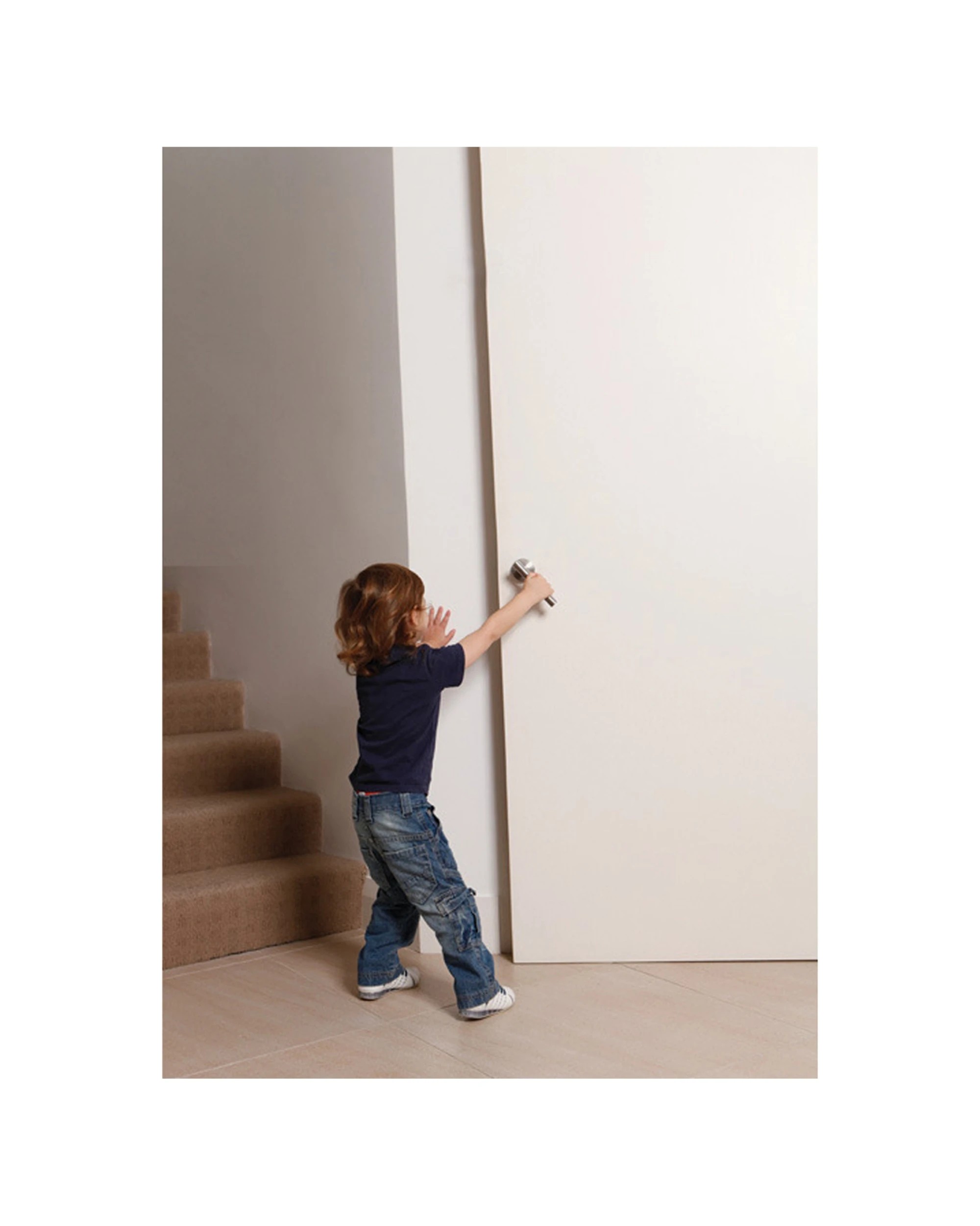 6 Dreambaby 2pk Baby Safety Door Stopper Soft Foam Prevents Finger Injuries - White, 6 of 6