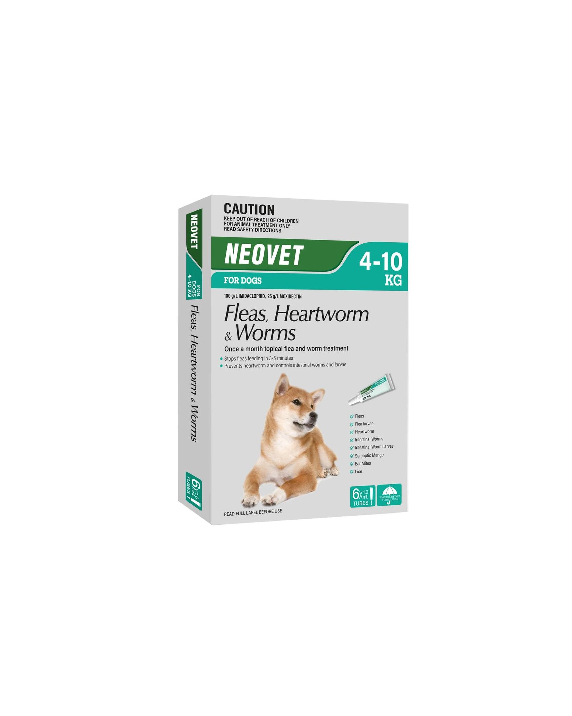 1 Neovet for Dogs 4 to 10 Kg AQUA 6 Pack, 1 of 9