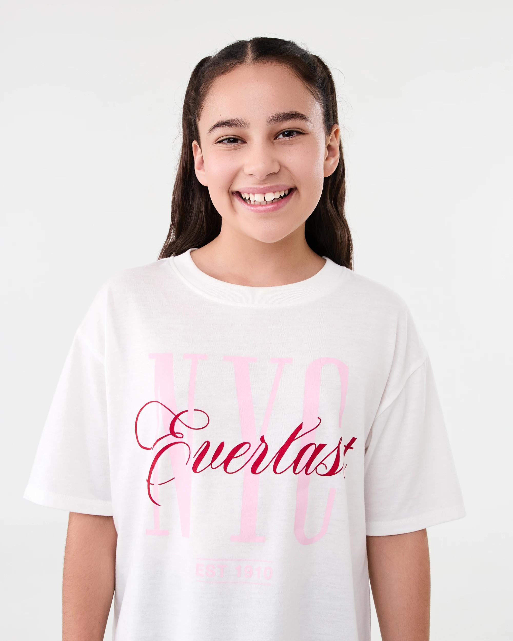 3 Everlast Kids Oversized Top Bone, 3 of 7