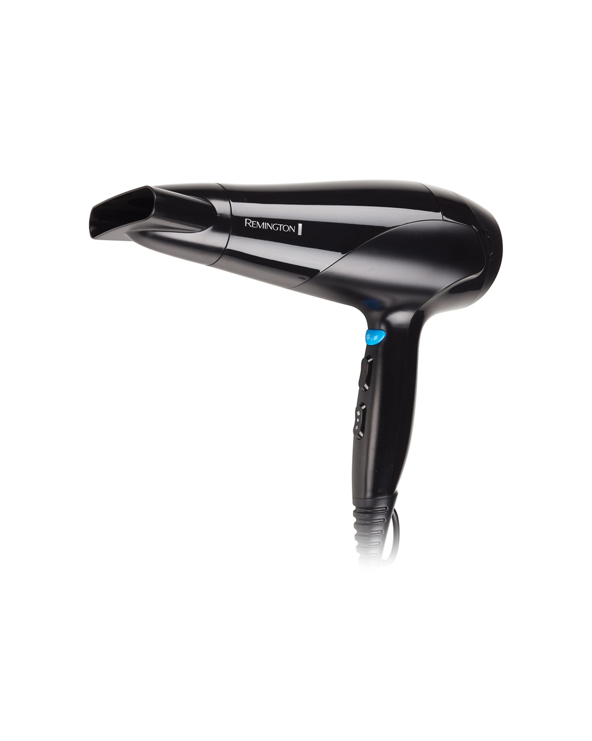1 Remington 2000W Aero Hair Dryer With Cool Shot And Concentrator For Fast Styling And Drying - Black, 1 of 6