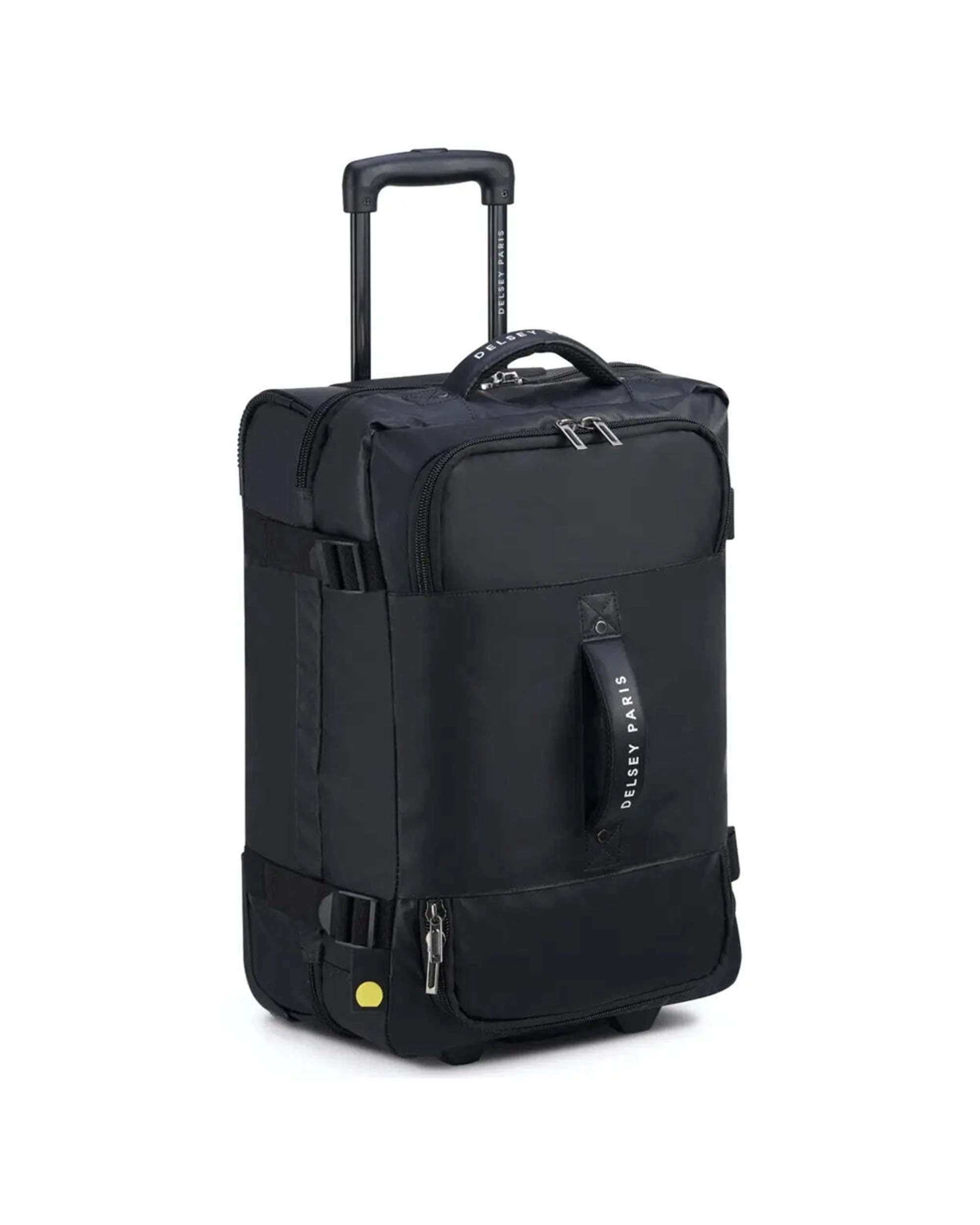 1 Delsey Raspail 55 cm Trolley Duffle Bag TSA Lock Waterproof Recycled - Black, 1 of 8