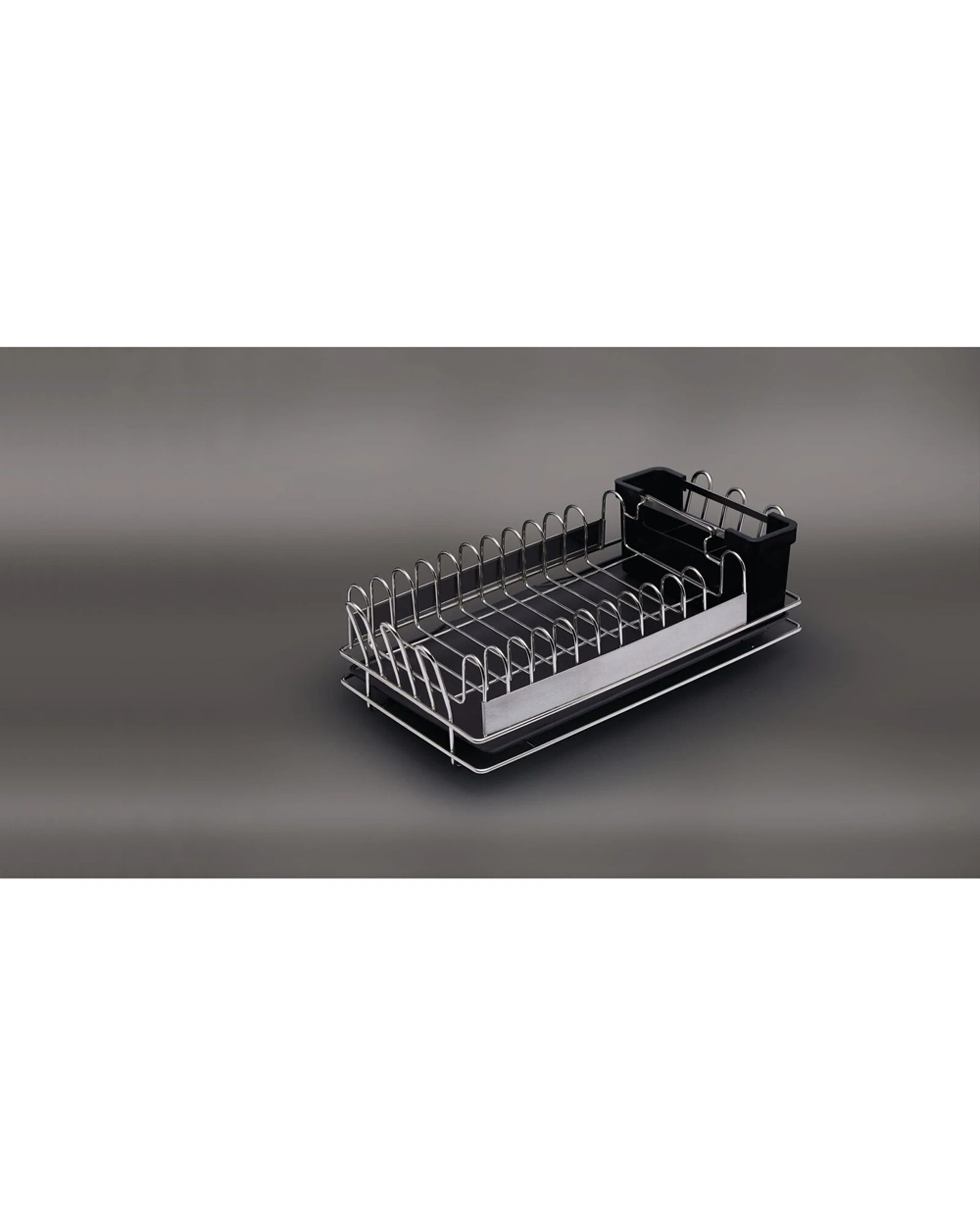 5 Mastercraft Stainless Steel Compact Dish Drainer Removable Drip Tray - Multi, 5 of 6