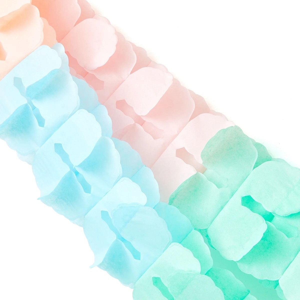 5 2 Piece Pastel Honeycomb Garlands, 5 of 7