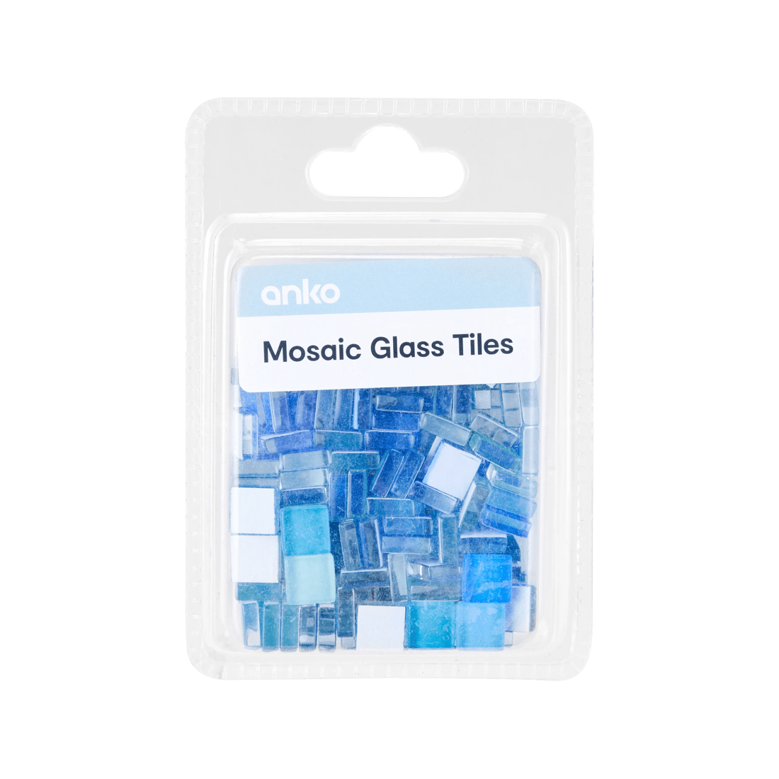 1 Mosaic Glass Tiles - Blue, 1 of 3