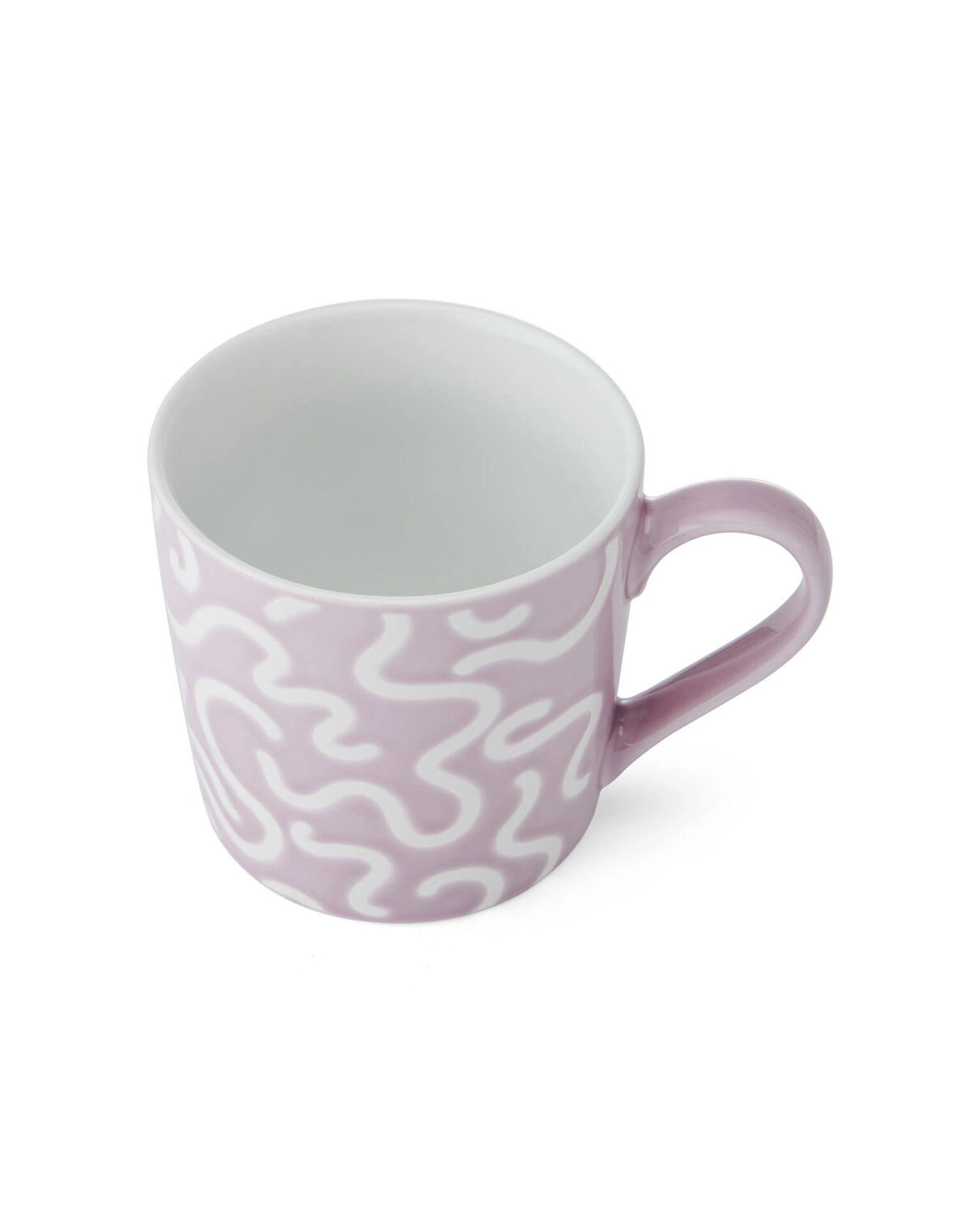2 Mikasa 8PK Textured Swirl Coffee Mug Cup Stoneware 360ml - Purple, 2 of 8