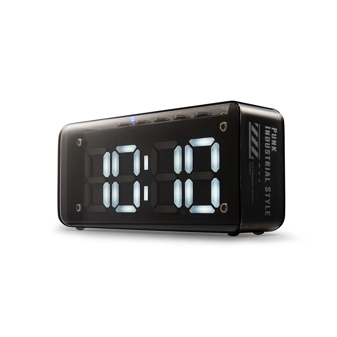 1 Clock Radio Bluetooth Speaker - Black, 1 of 10