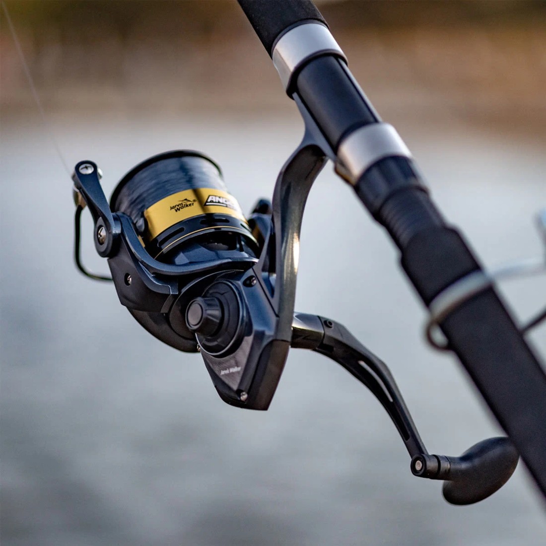 6 Jarvis Walker Angler Series 2 General Purpose Combo - 8ft., Black and Grey, 6 of 8