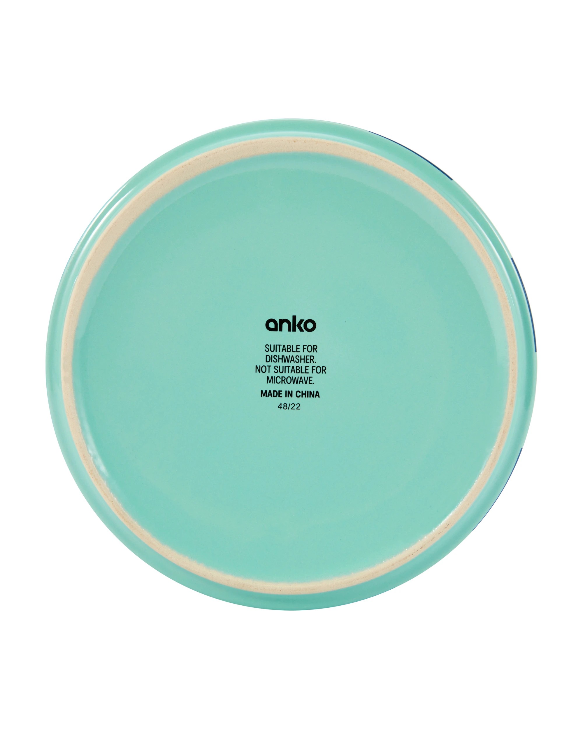 4 Dog Bowl Ceramic Stripe - Large, 4 of 4