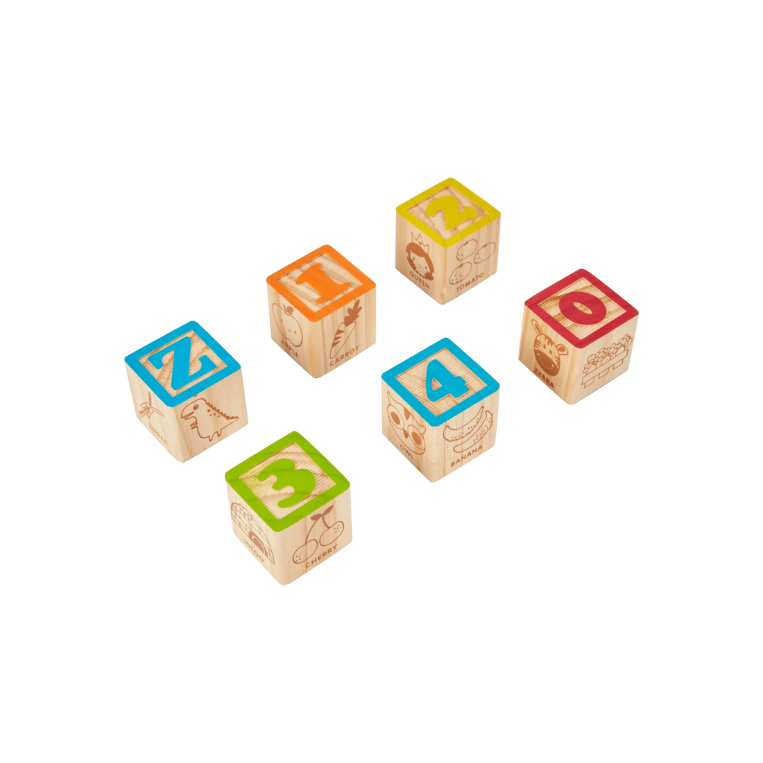 7 Wooden Alphabet Blocks, 7 of 8
