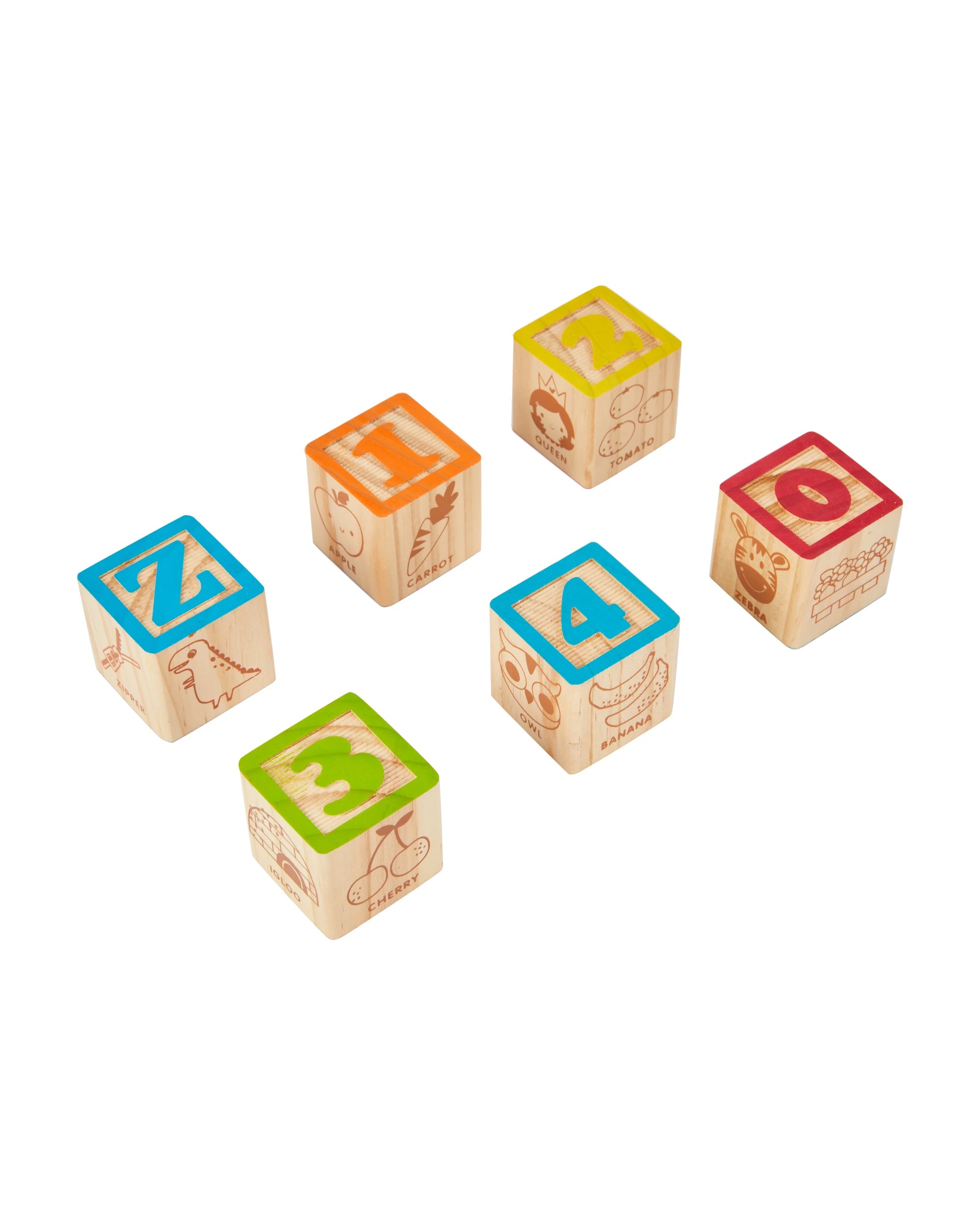 7 Wooden Alphabet Blocks, 7 of 8