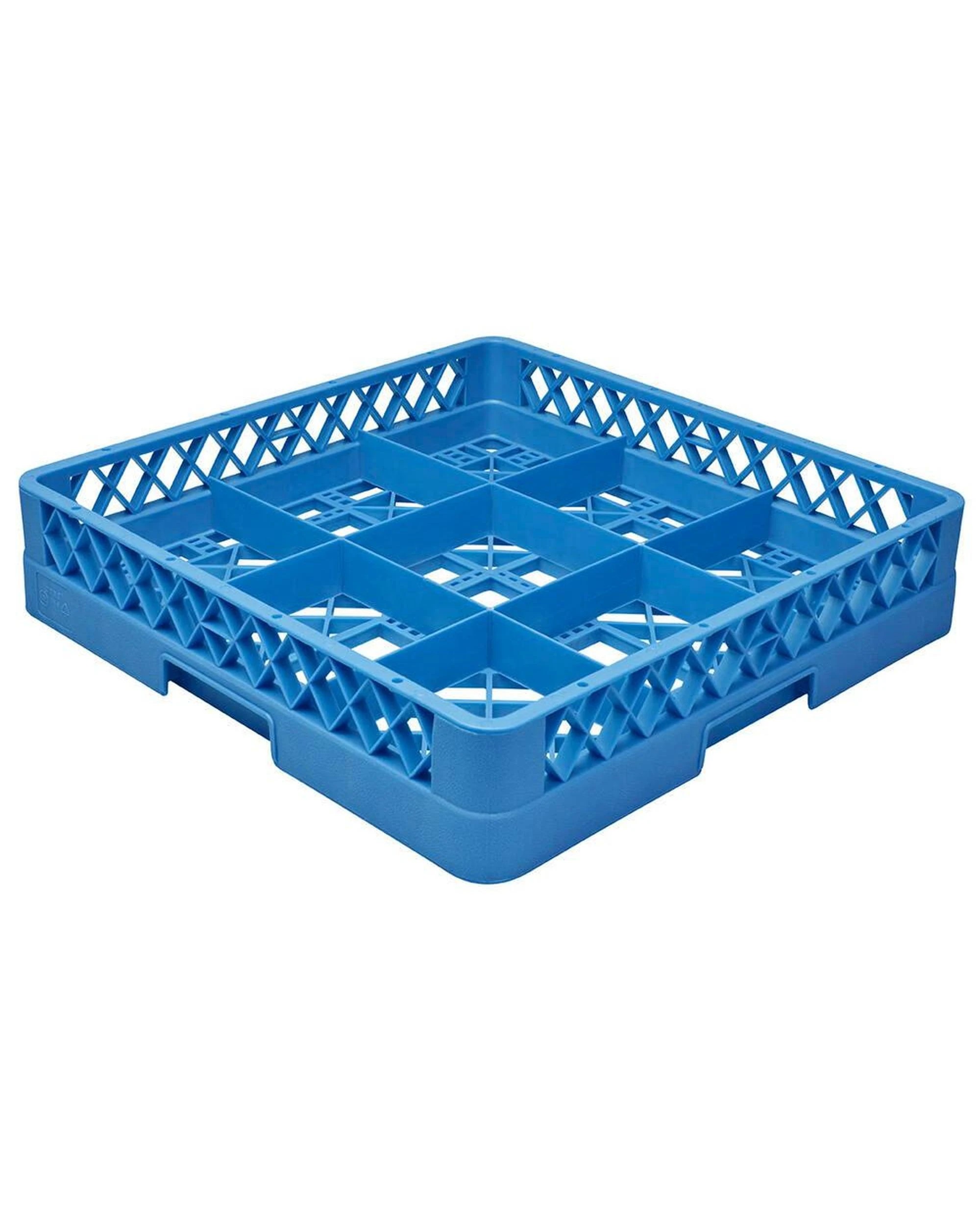 1 Caterrax 9 Compartment Glass Rack 500x500x100mm, 1 of 1