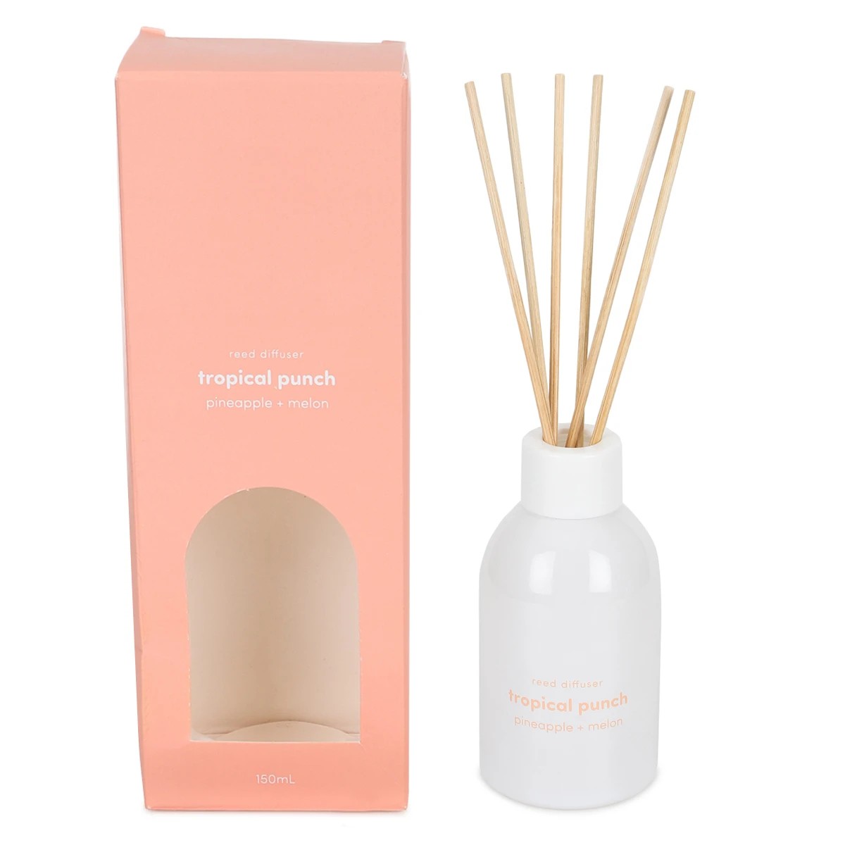 1 Tropical Punch Pineapple and Melon Reed Diffuser 150ml, 1 of 5