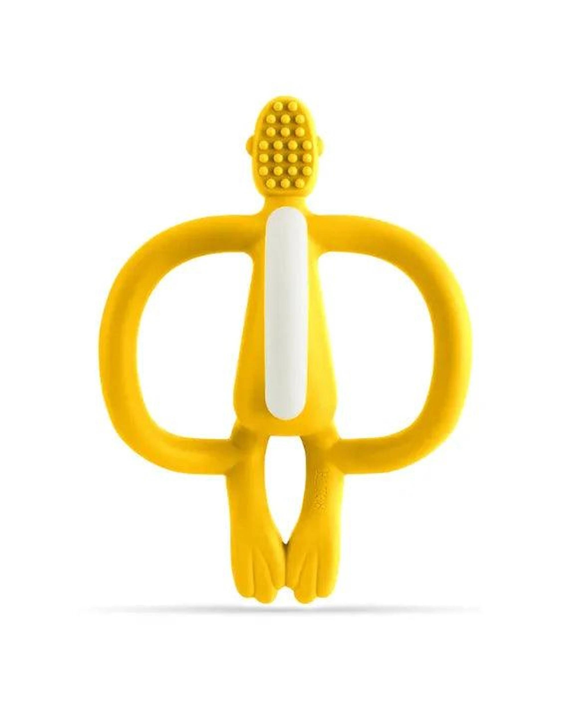 2 Matchstick Monkey Teething Toy and Gel Applicator - Yellow, 2 of 4