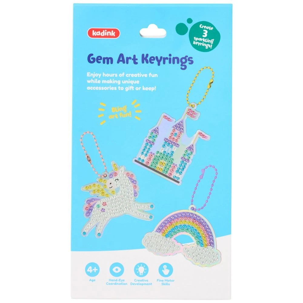 1 Kadink Gem Painting Key Rings Fairy Tale 3 Pack, 1 of 6